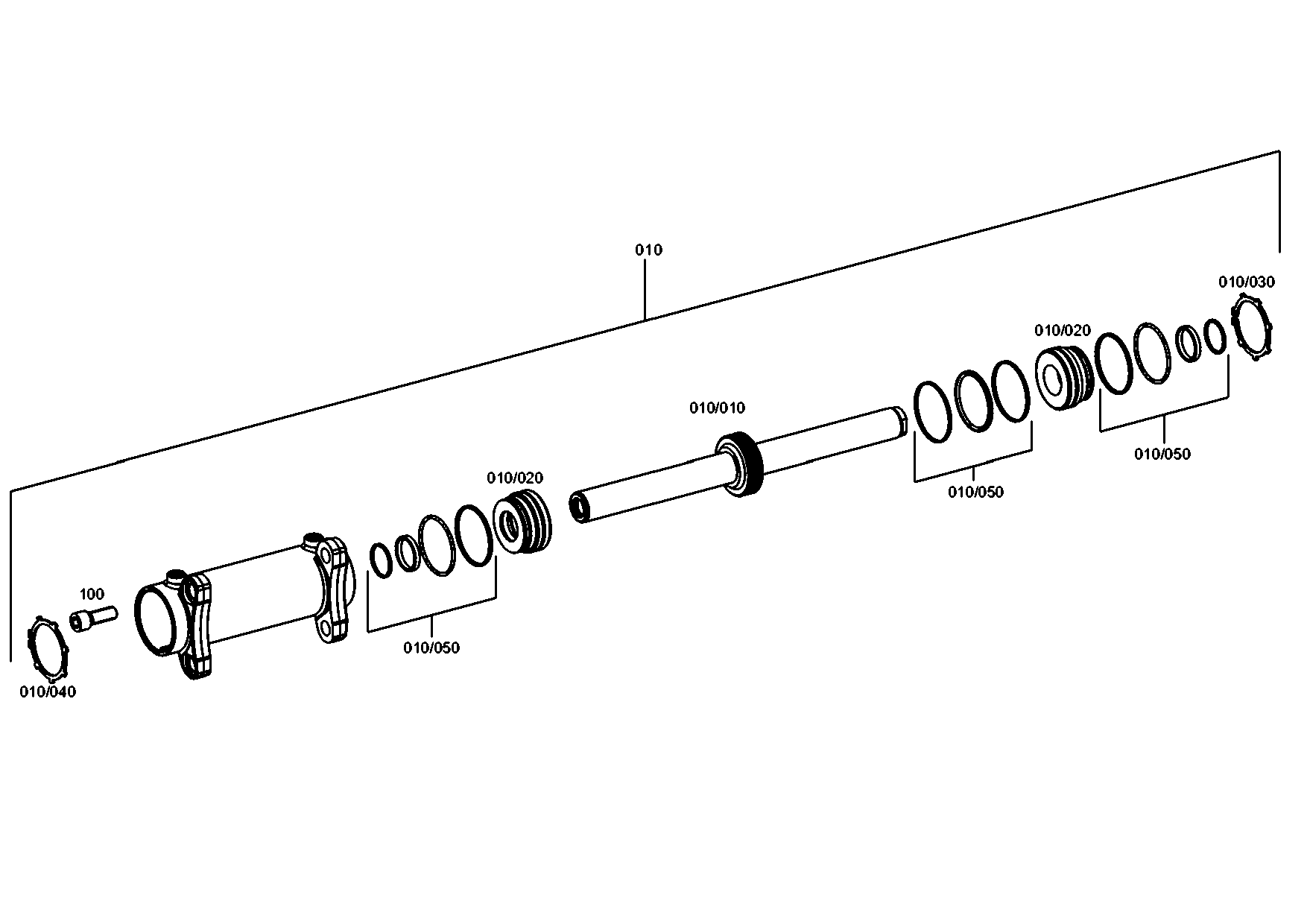 drawing for JOHN DEERE 0501321851 - CIRCLIP