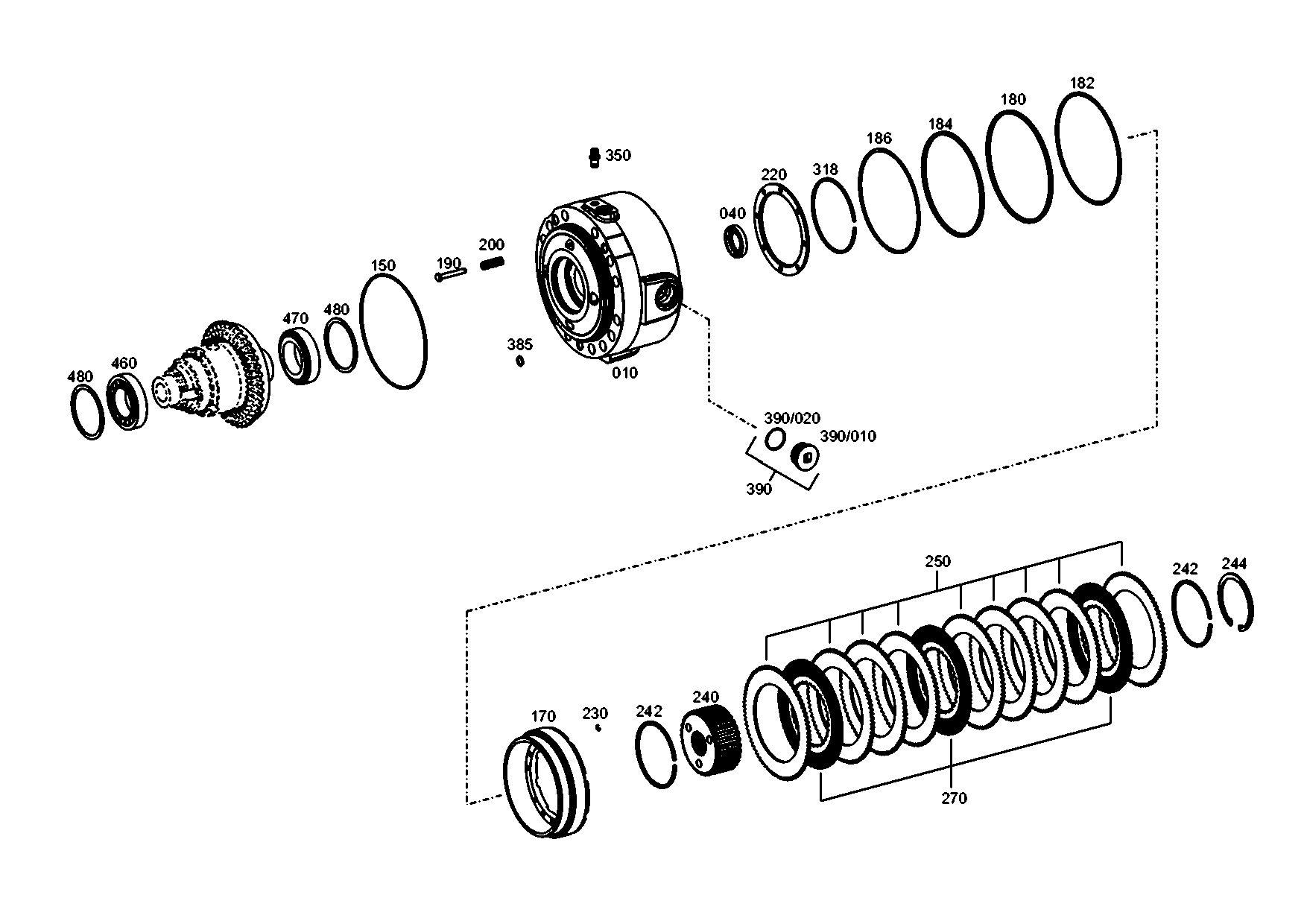 drawing for JOHN DEERE Z72511 - SLOTTED RING