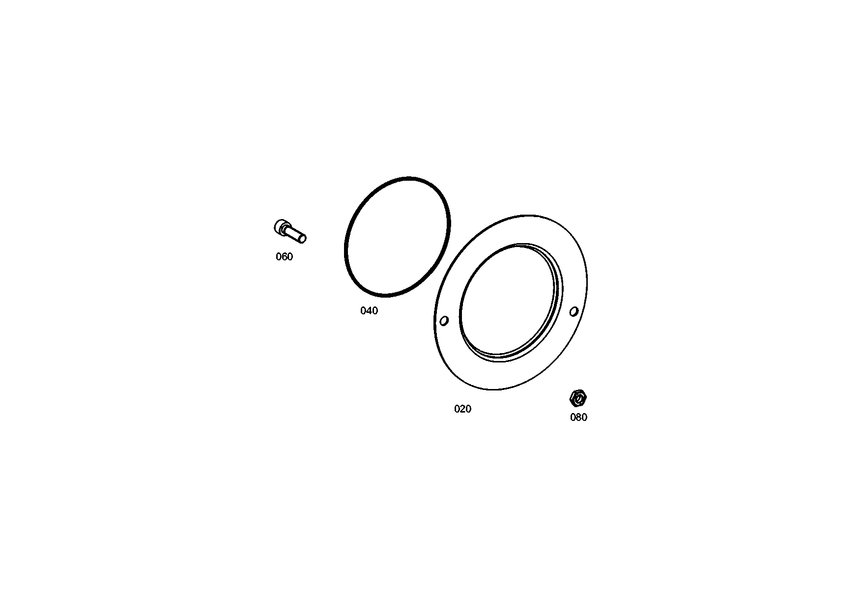 drawing for AGCO 023223R1 - HEXAGON NUT