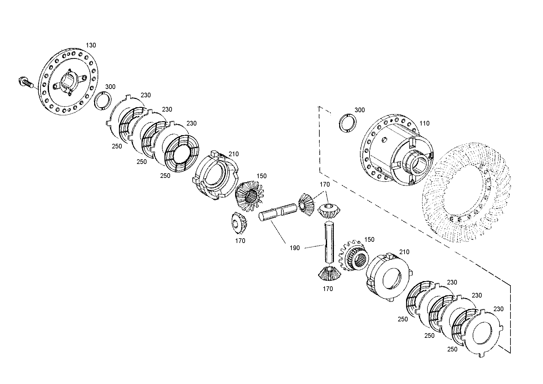 drawing for JOHN DEERE T197986 - I.CLUTCH DISC