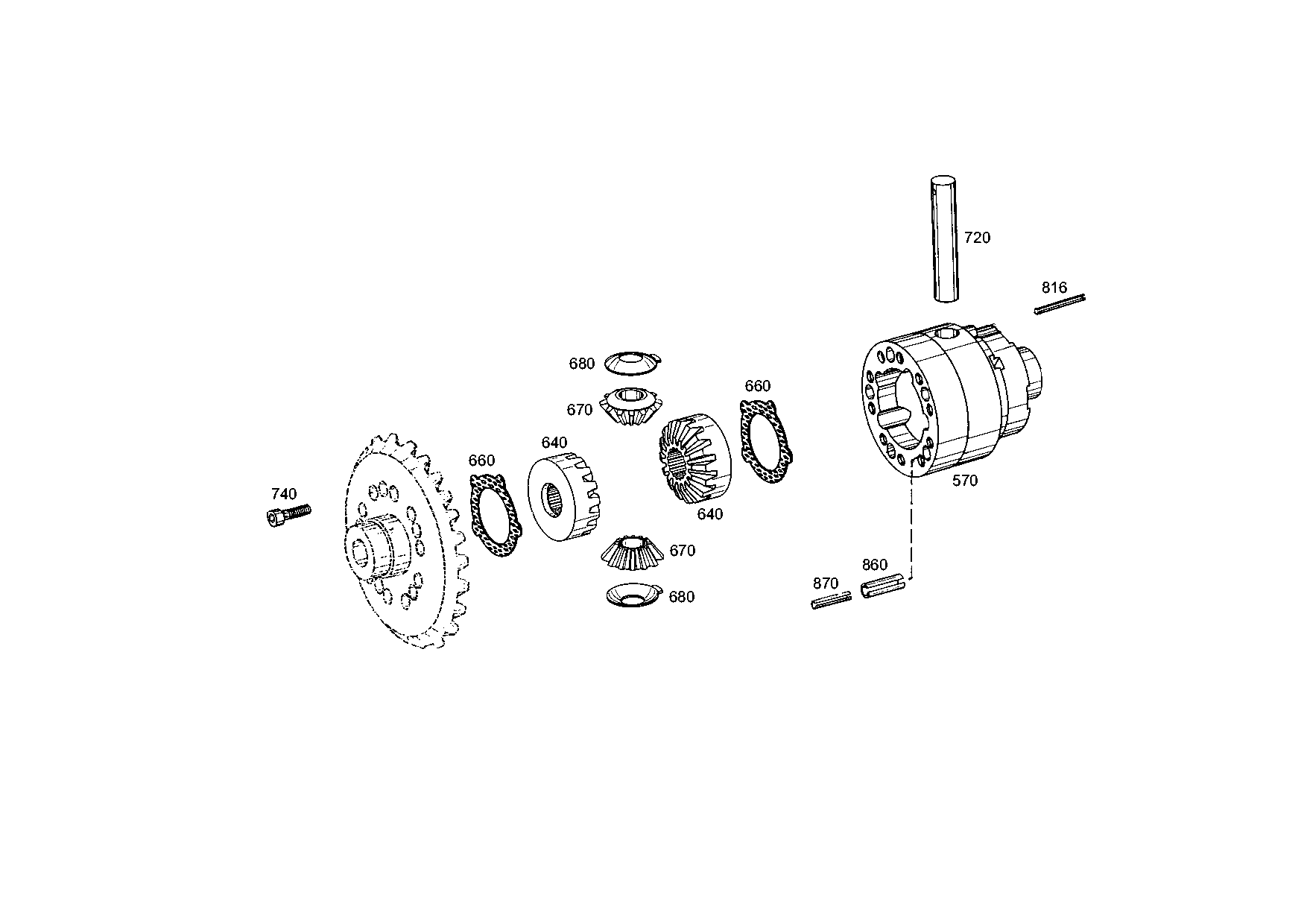 drawing for JOHN DEERE Z72403 - THRUST WASHER