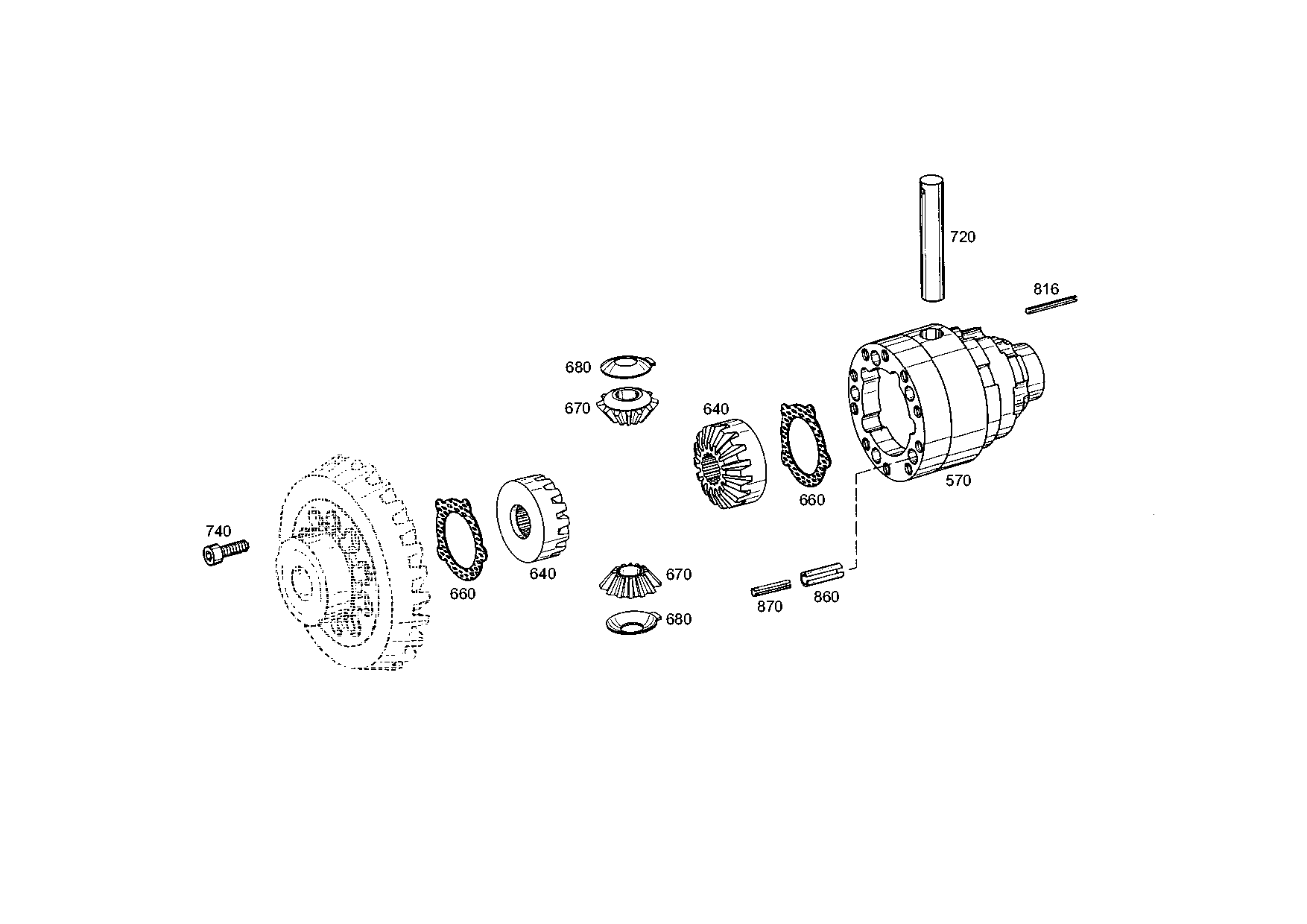 drawing for ATLAS-COPCO-DOMINE MAIER - CAP SCREW