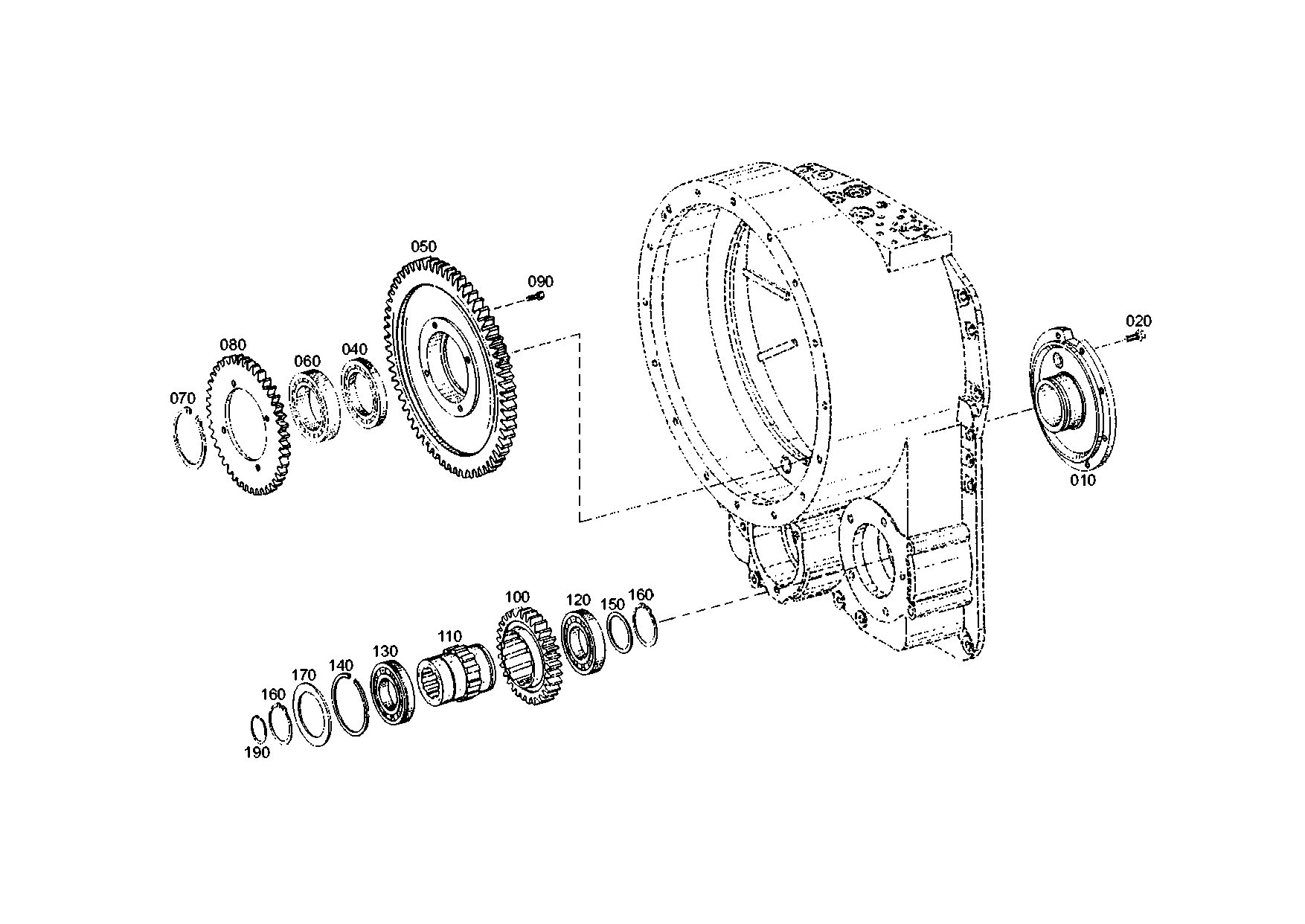 drawing for KOMATSU LTD. 2948843M1 - GEAR