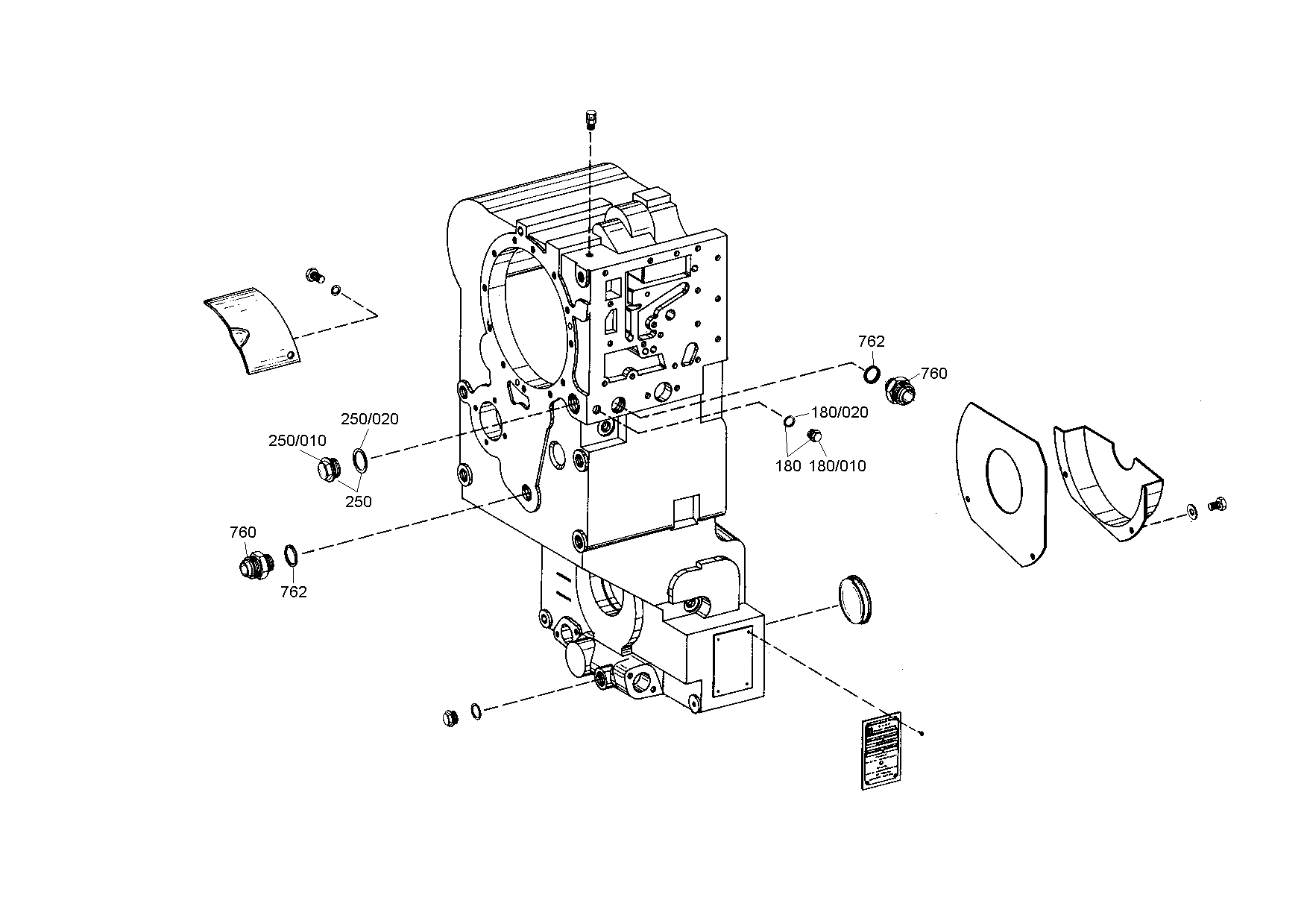 drawing for NACCO-IRV 0378516 - ADAPTER