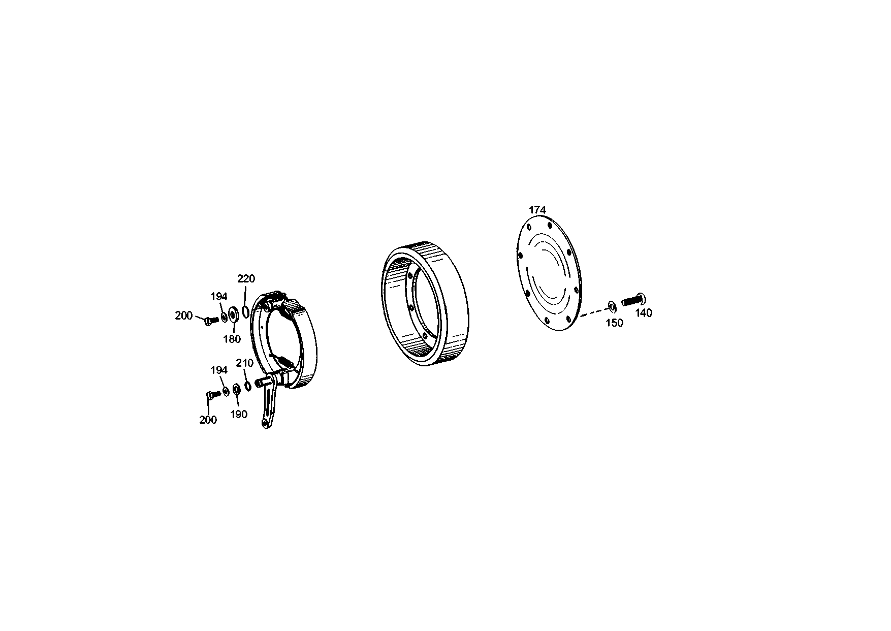 drawing for AGCO X530.302.346.000 - CIRCLIP