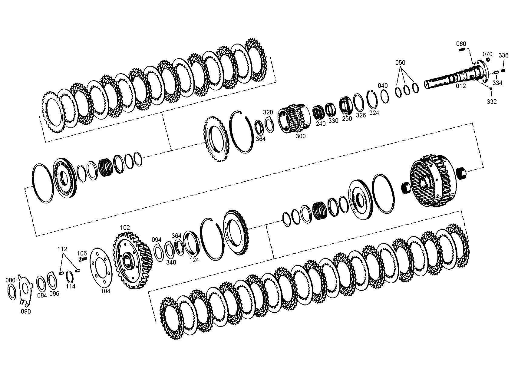 Technical drawing of AGCO V30736800 NEEDLE CAGE with dimensions and layout (figure 2)