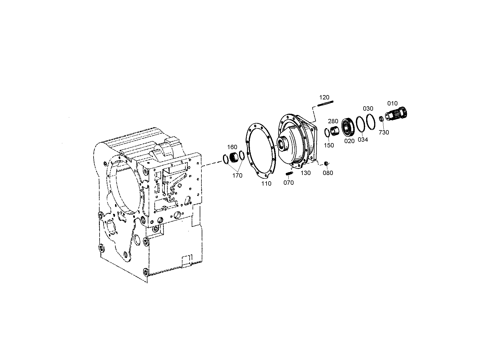 drawing for CNH NEW HOLLAND E135018 - SNAP RING