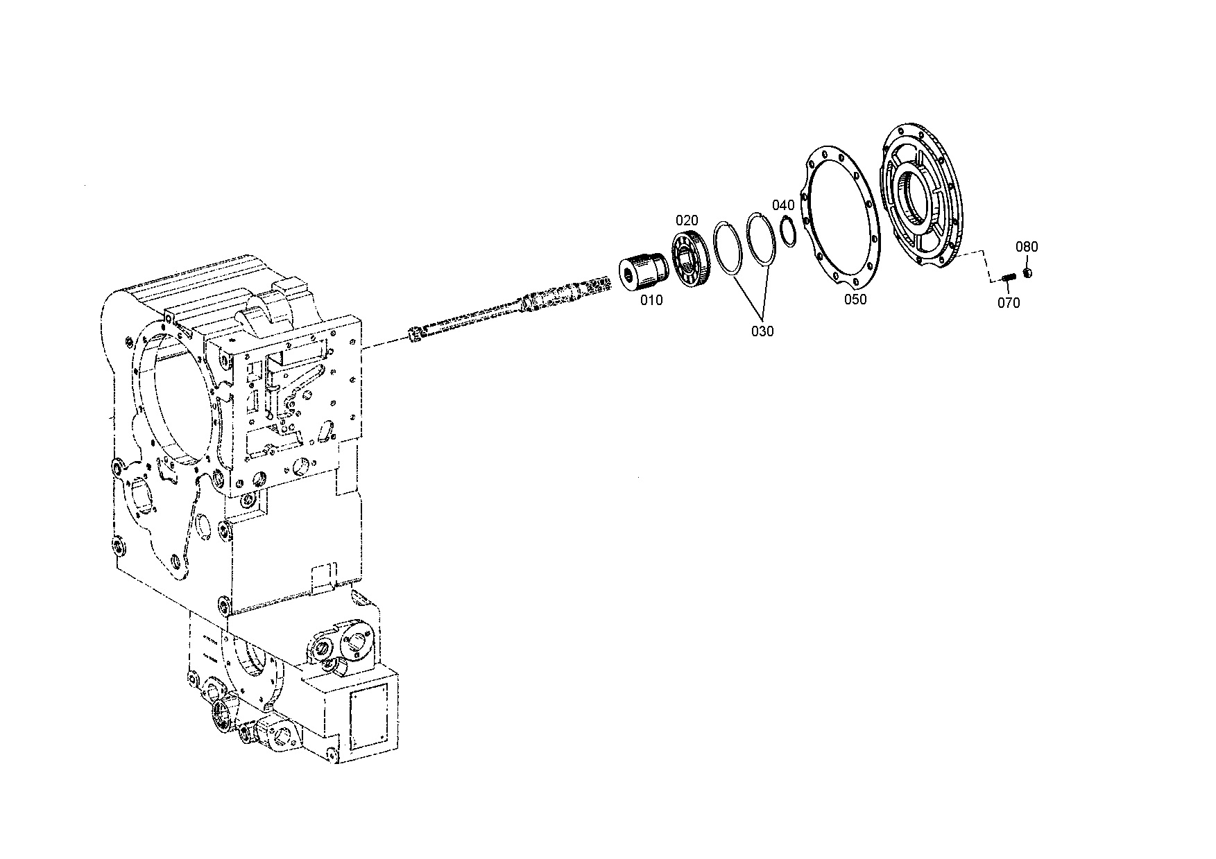 drawing for DOOSAN 052826 - BALL BEARING