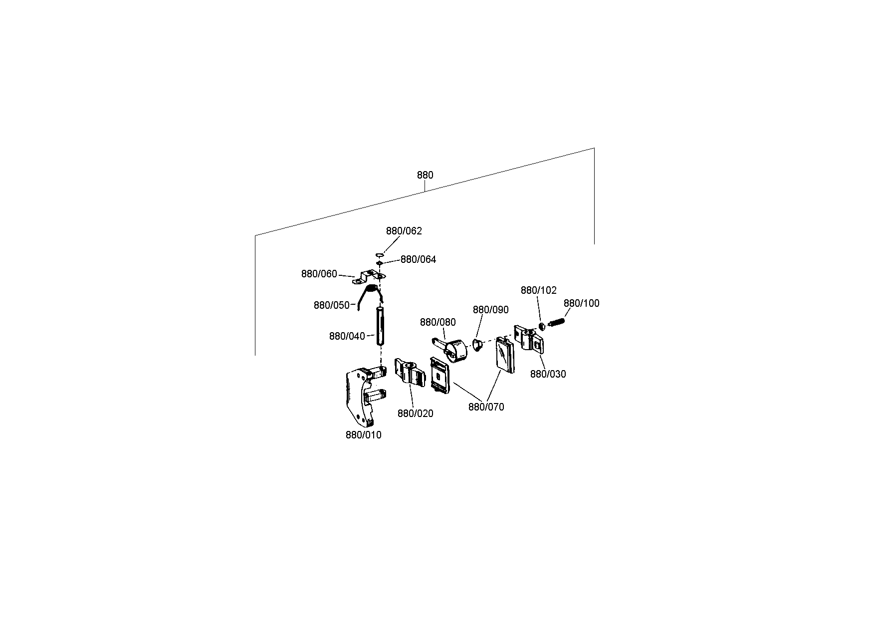 drawing for MAFI Transport-Systeme GmbH 0501.209.951 - RANGE SELECTOR