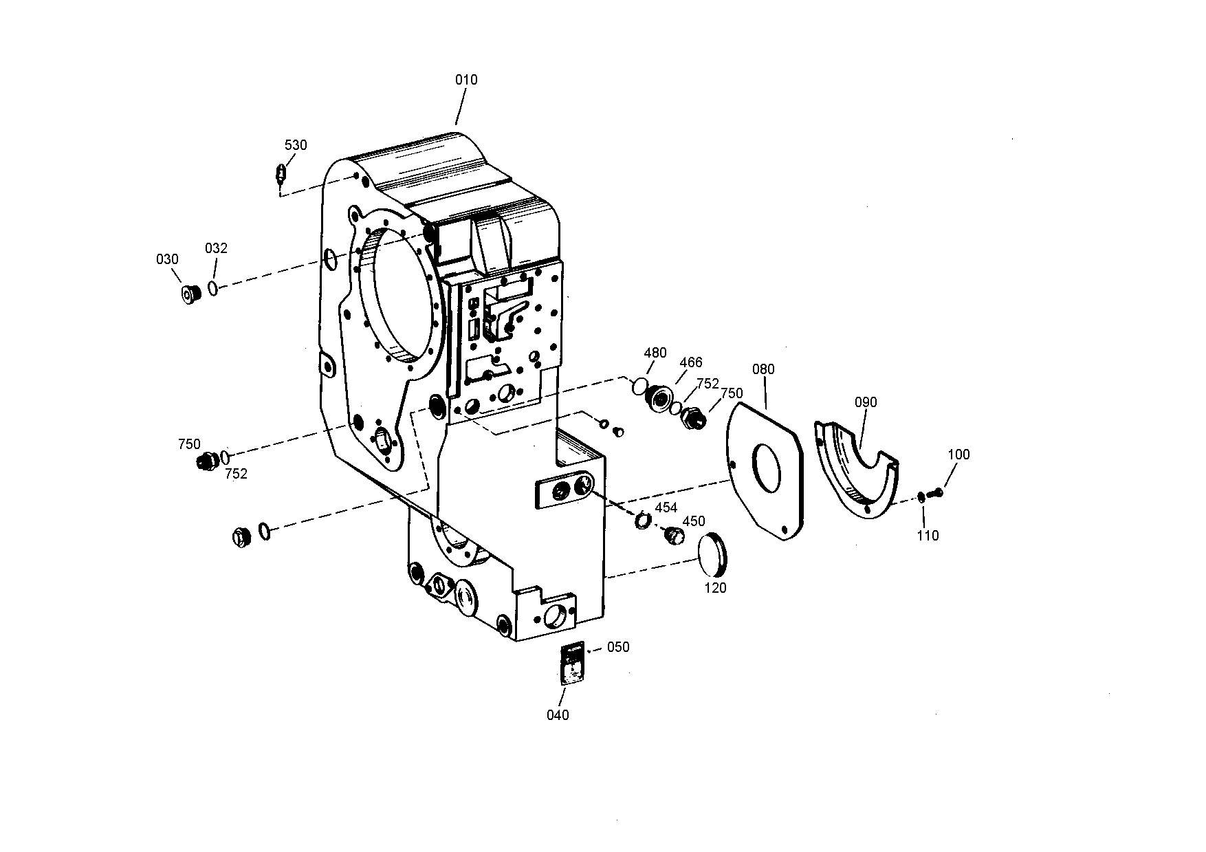 drawing for NACCO-IRV 0378516 - ADAPTER