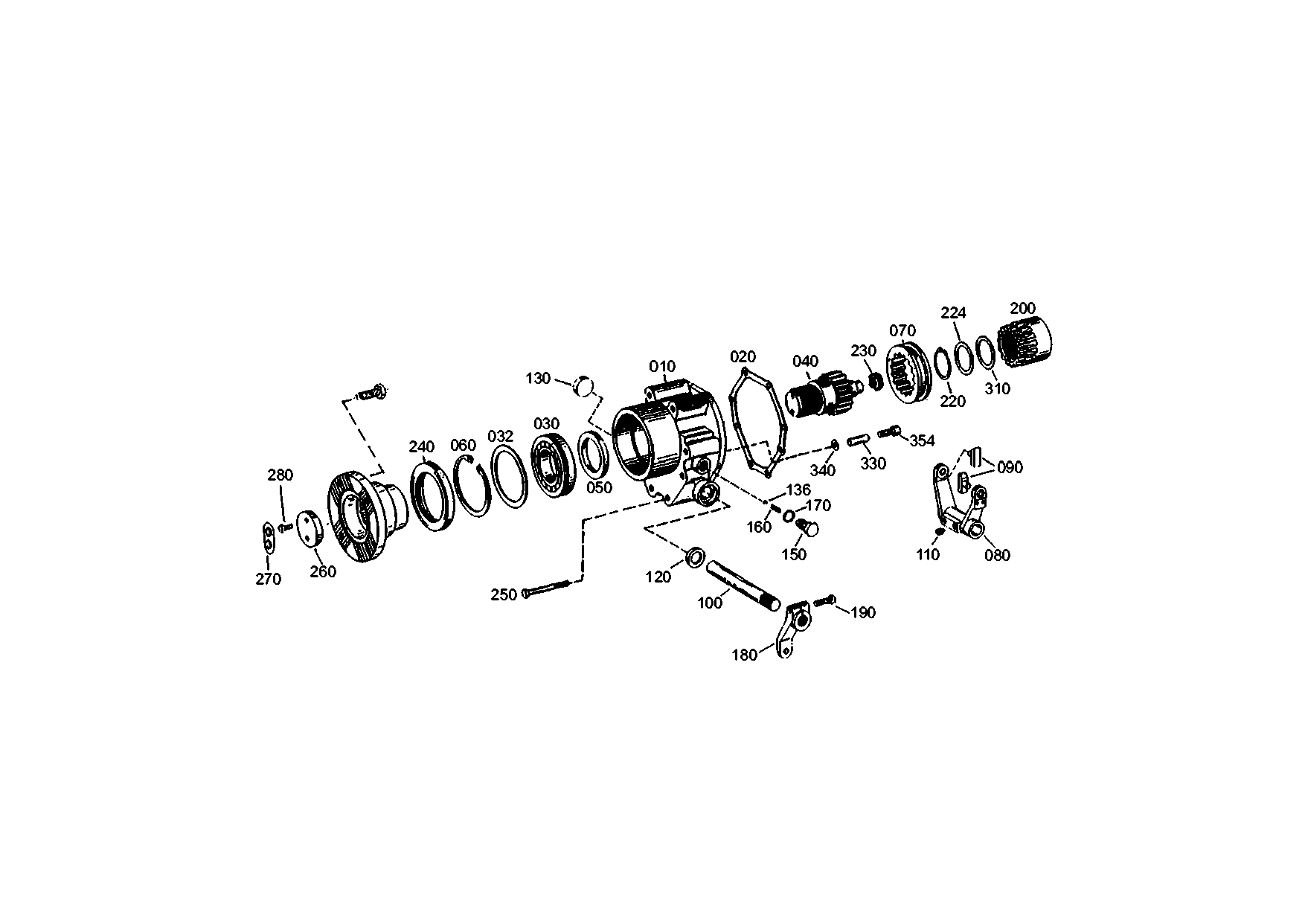 drawing for GROVE 02312520 - OUTPUT SHAFT