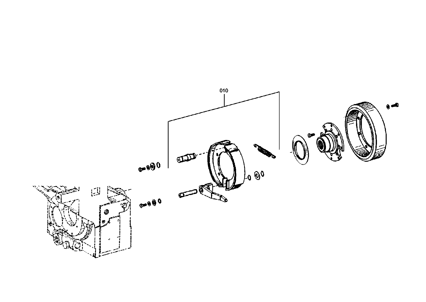 drawing for JOHN DEERE AT108301 - BRAKE