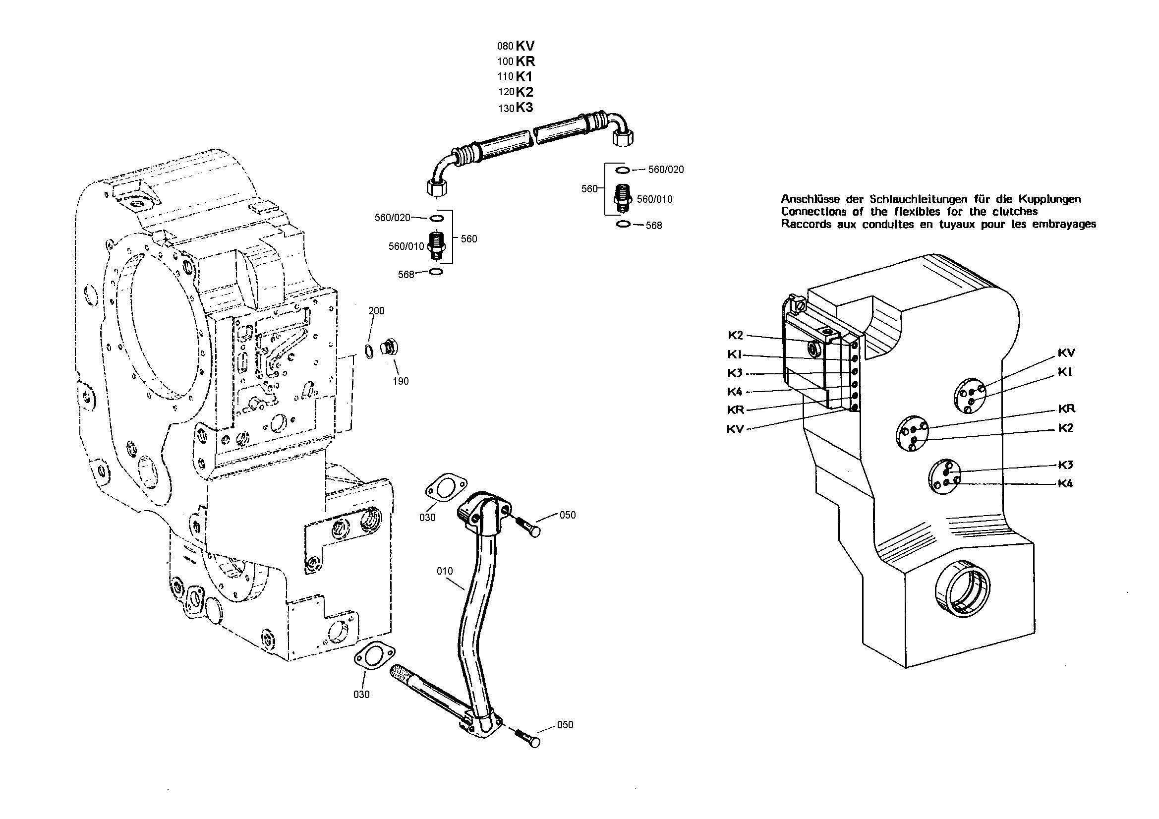 drawing for JOHN DEERE AT159244 - HOSE PIPE