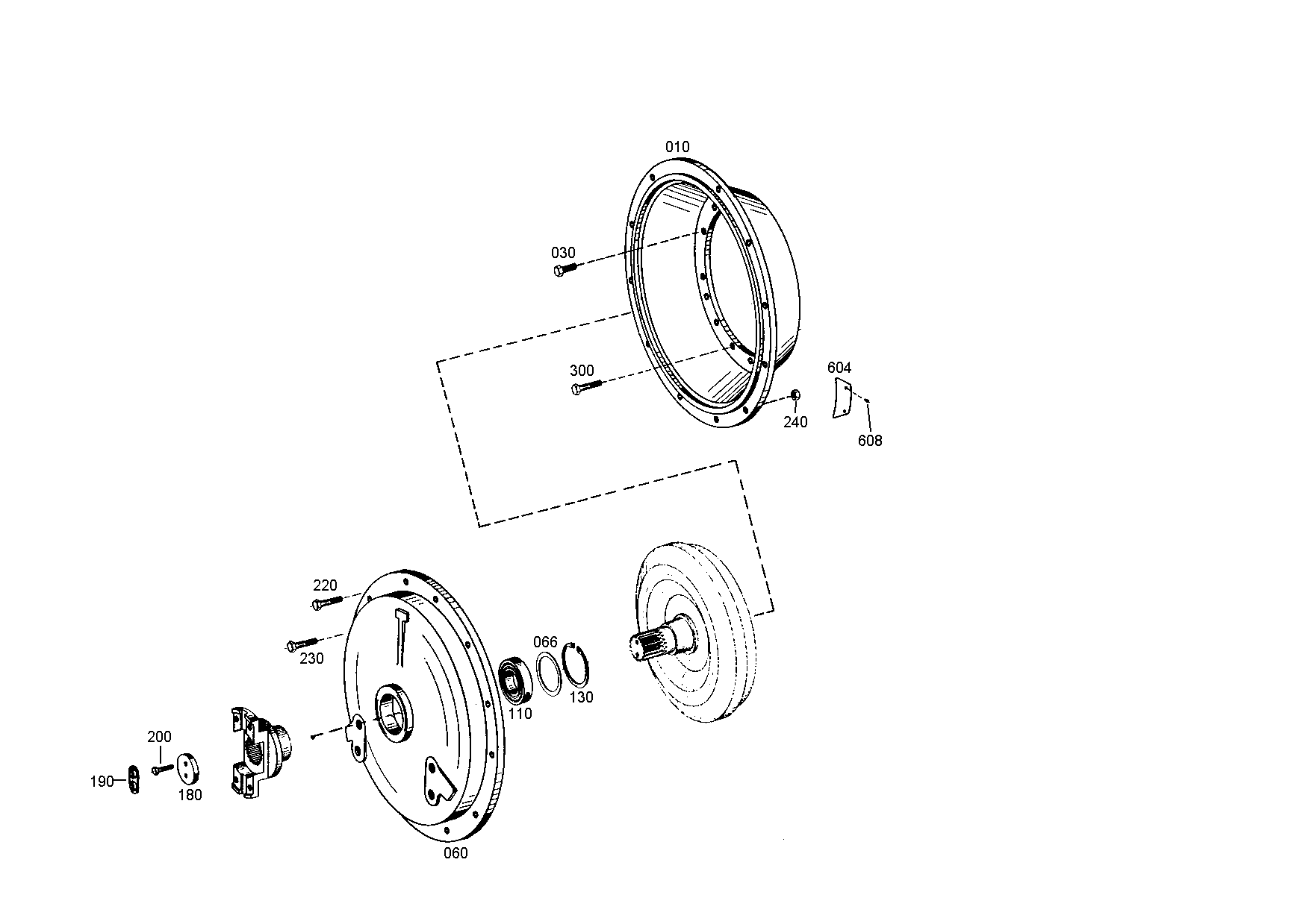 drawing for JOHN DEERE T153666 - COVER