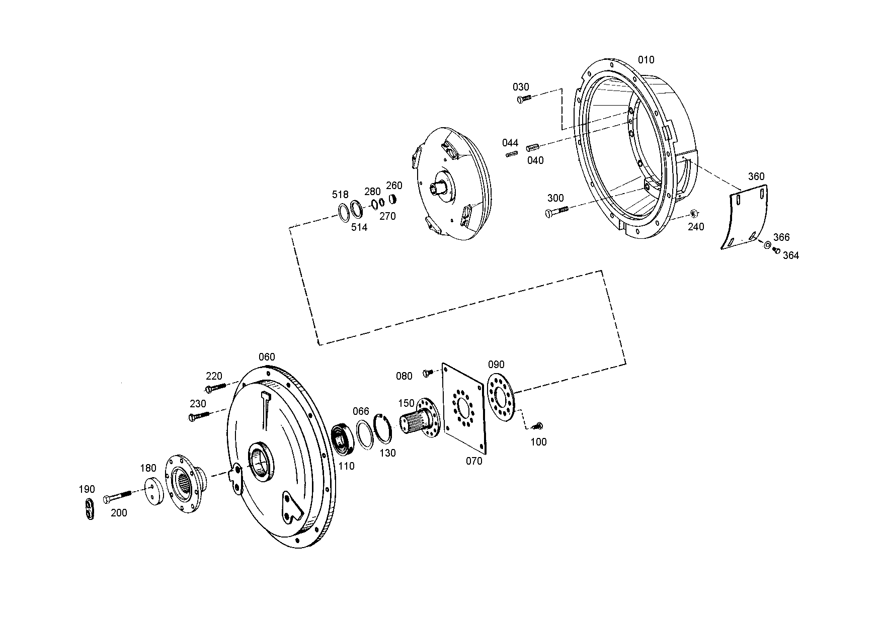 drawing for JOHN DEERE T153666 - COVER