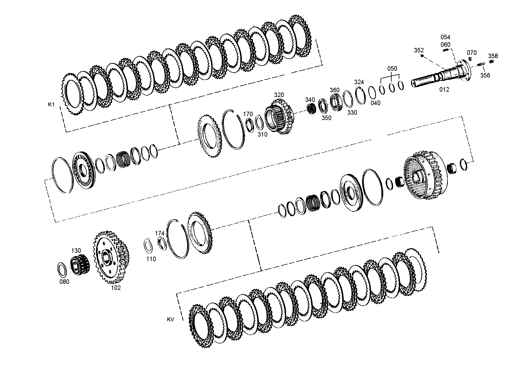 drawing for DOOSAN 252038 - SPUR GEAR