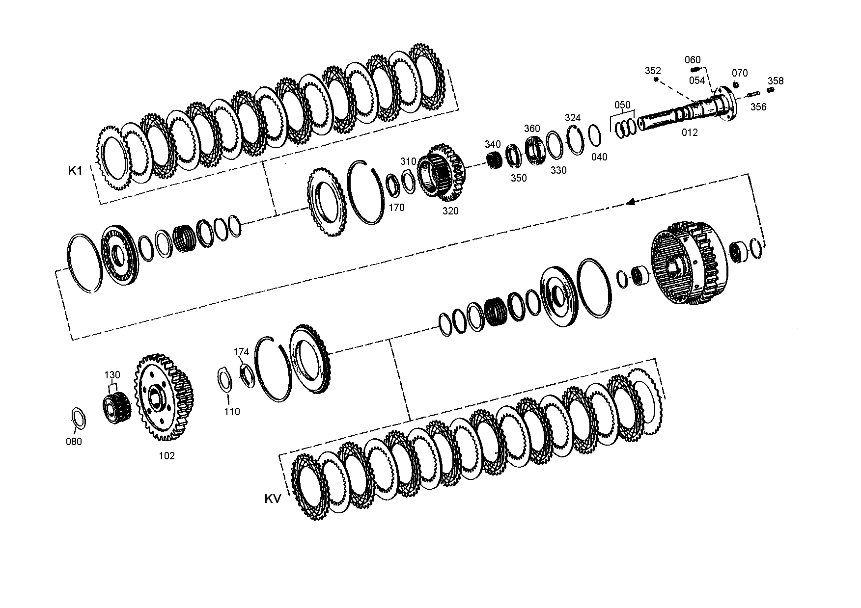 drawing for DOOSAN 252038 - SPUR GEAR