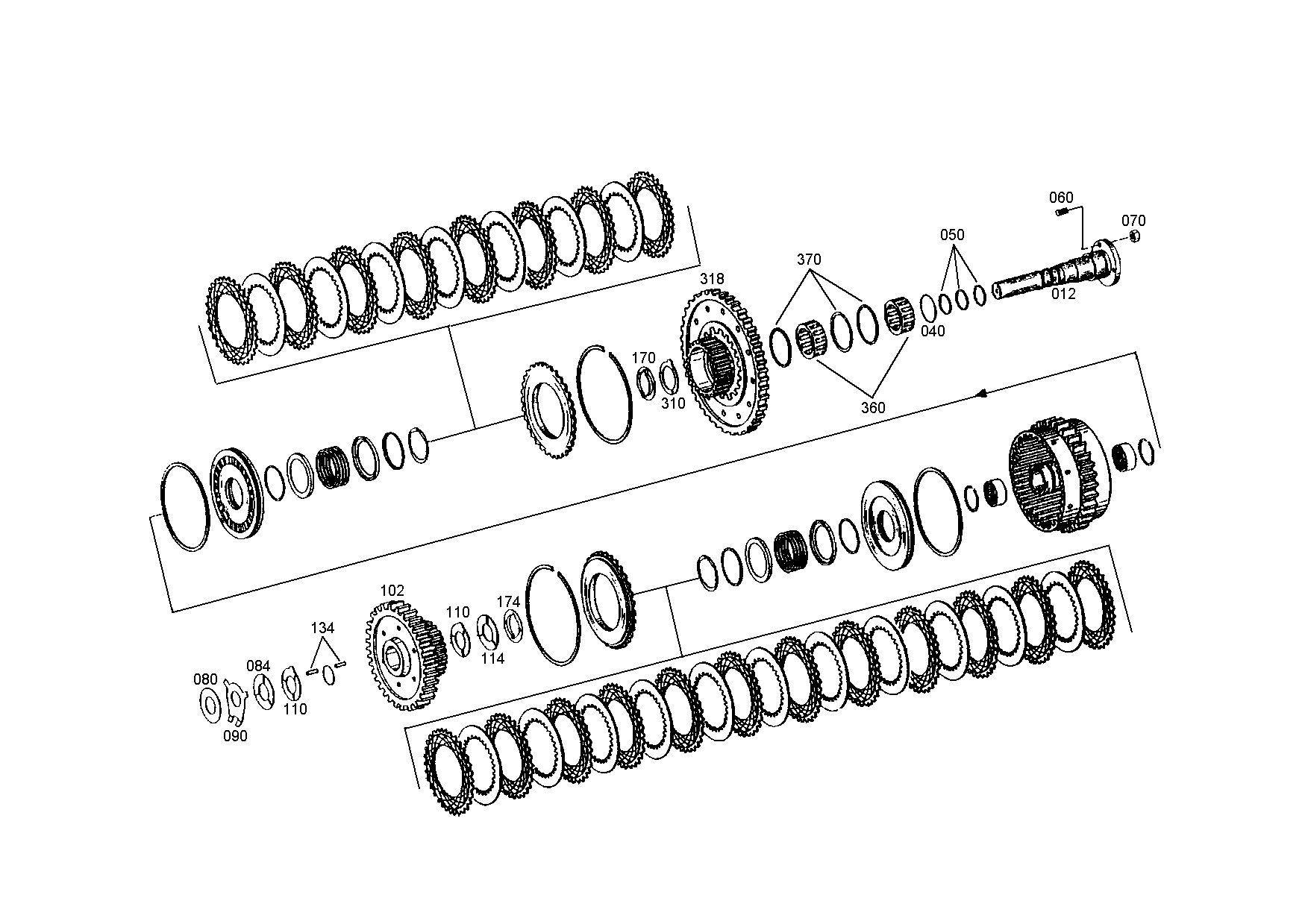 drawing for NACCO-IRV 1390857 - AXLE