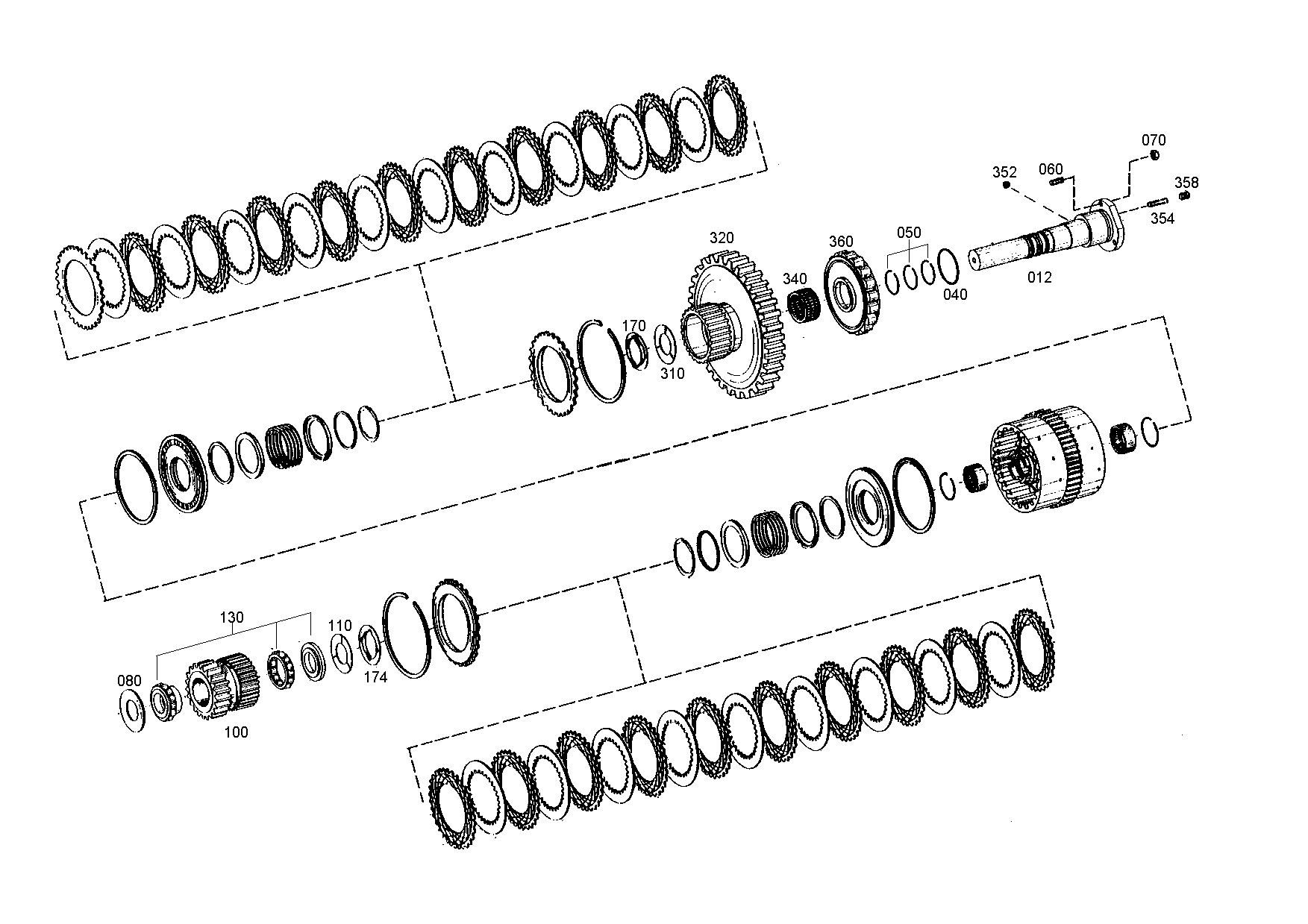 drawing for MOXY TRUCKS AS 252559 - AXLE