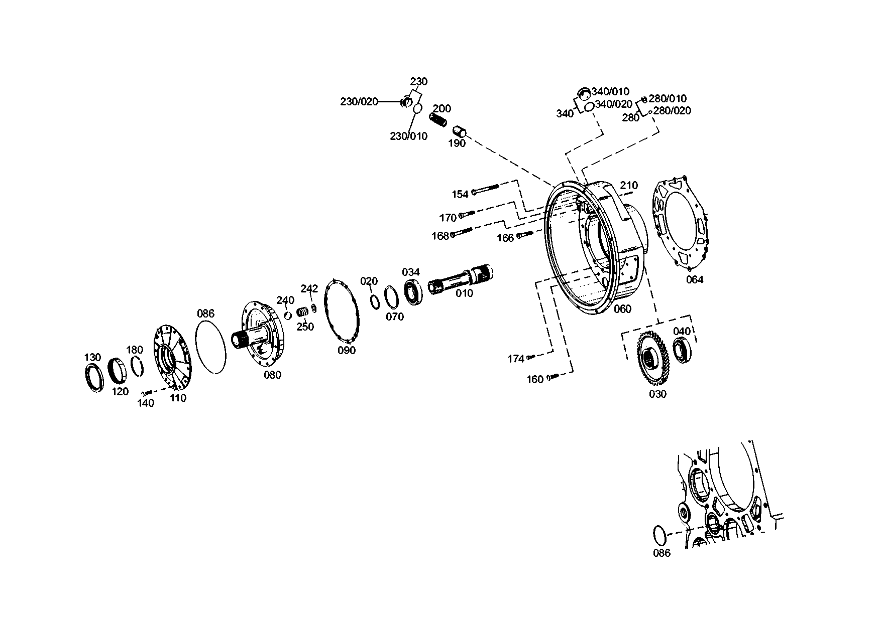 drawing for SCHOPF MASCHINENBAU GMBH 119307 - SHAFT SEAL