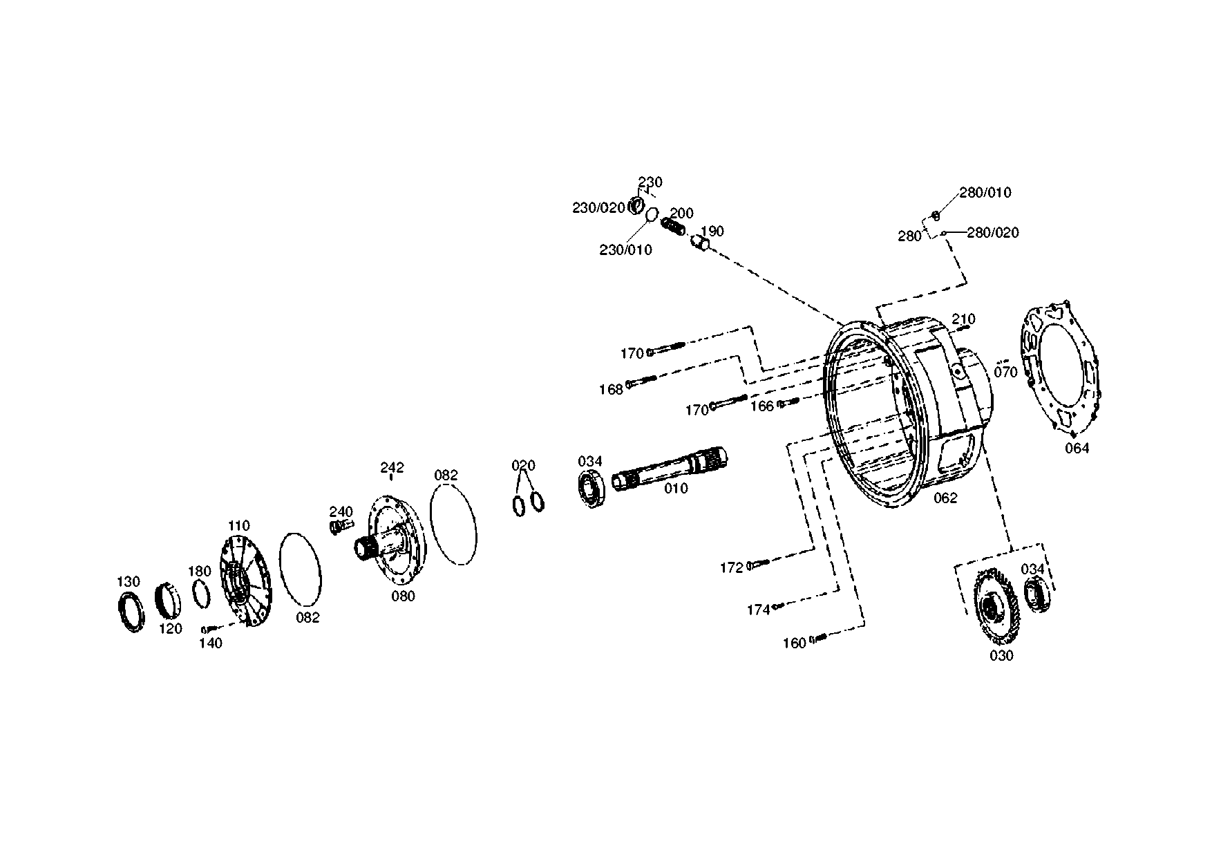 drawing for DOOSAN 504576 - OIL FEED FLANGE