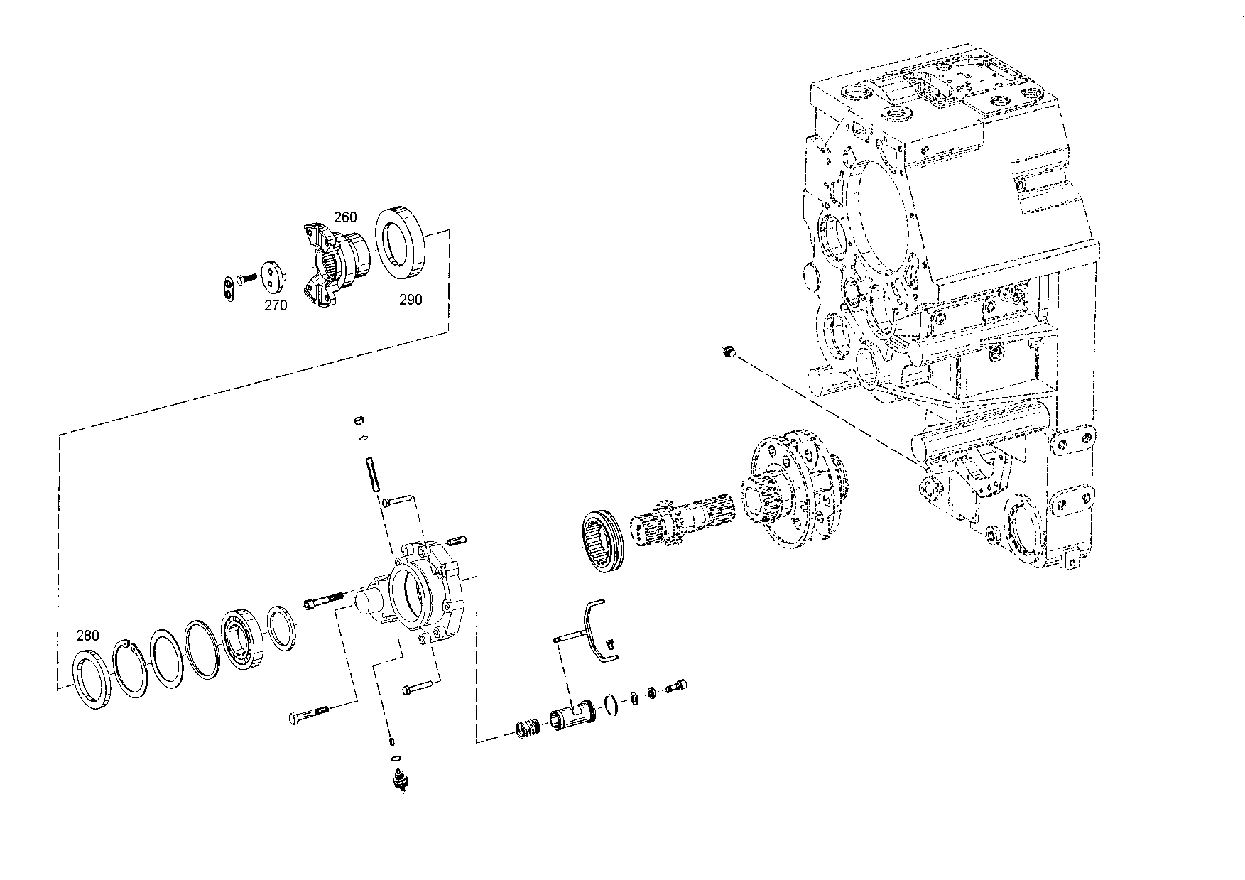 drawing for MOXY TRUCKS AS 352011 - OUTPUT FLANGE
