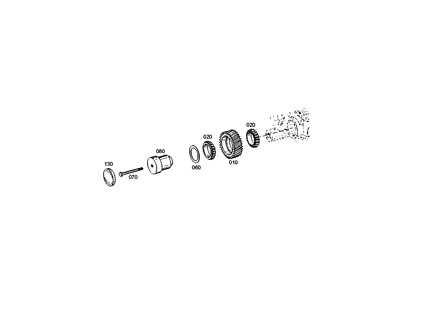 drawing for MOXY TRUCKS AS 352059 - AXLE