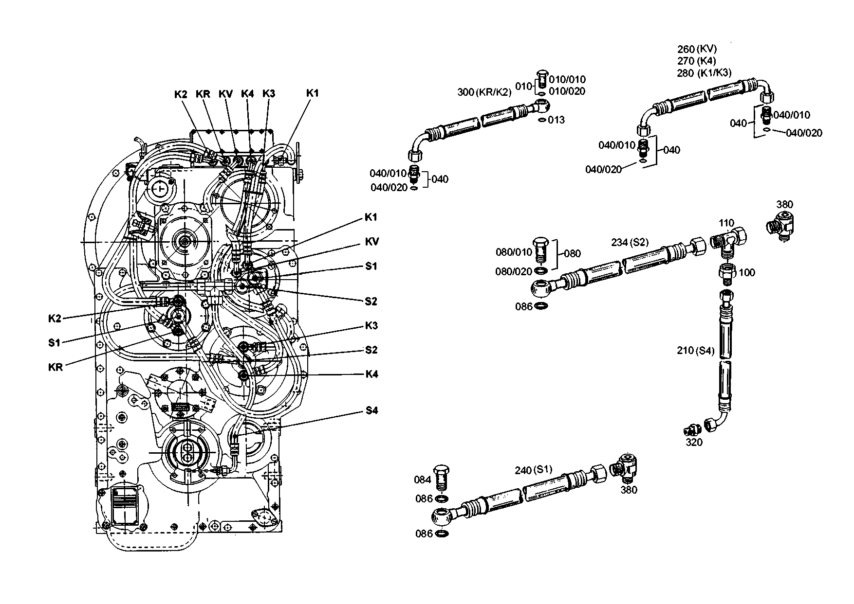 drawing for DOOSAN 503638 - HOLLOW/UNION SCREW