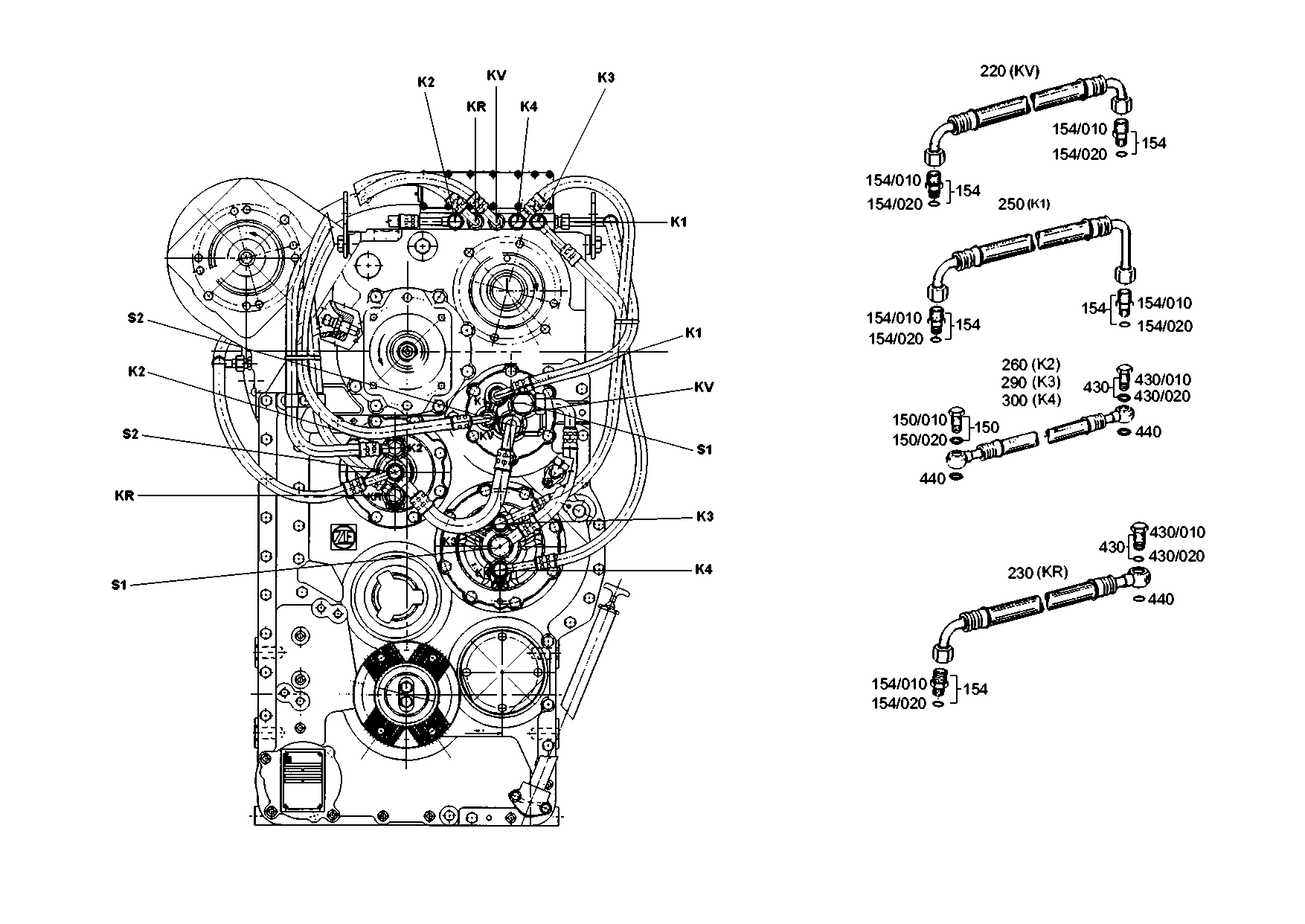 drawing for VOLVO 002292080 - HOSE PIPE