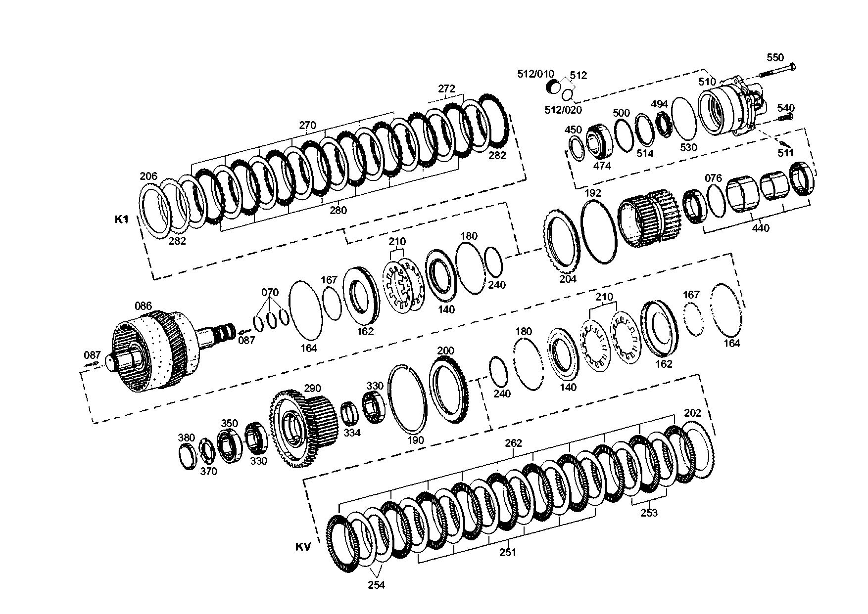 drawing for CASE CORPORATION 8605434 - OUTER CLUTCH DISK