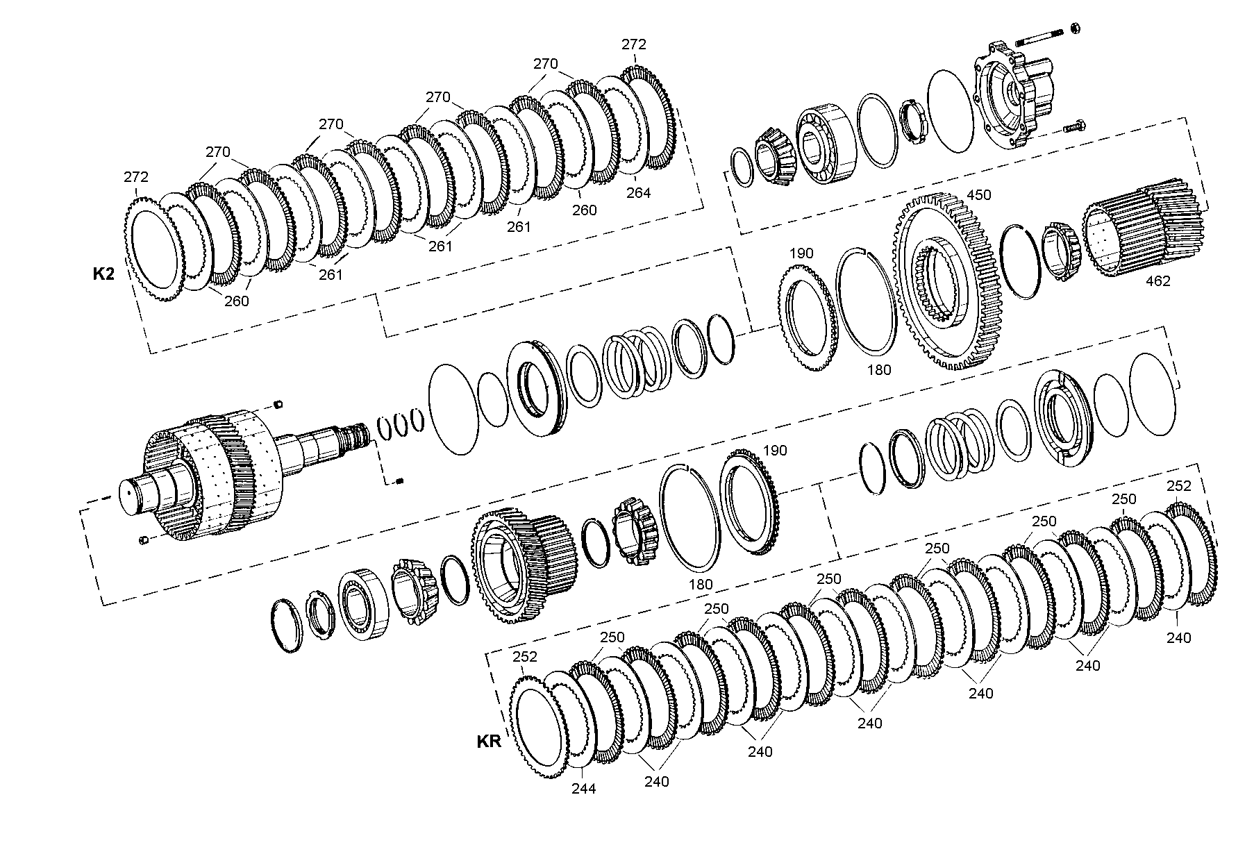 drawing for DOOSAN 352214 - GEAR