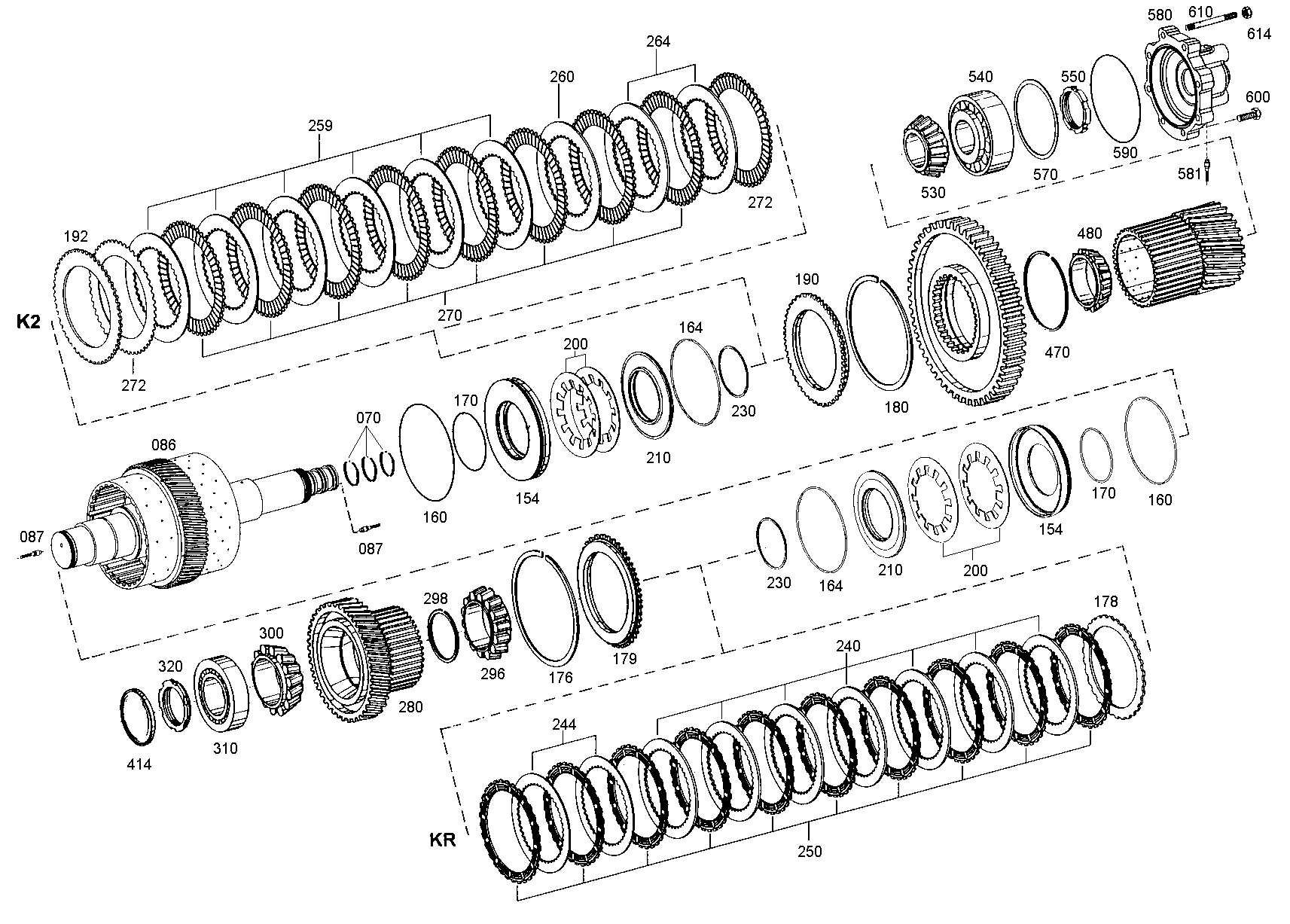 drawing for DOOSAN 508788 - DISC CARRIER