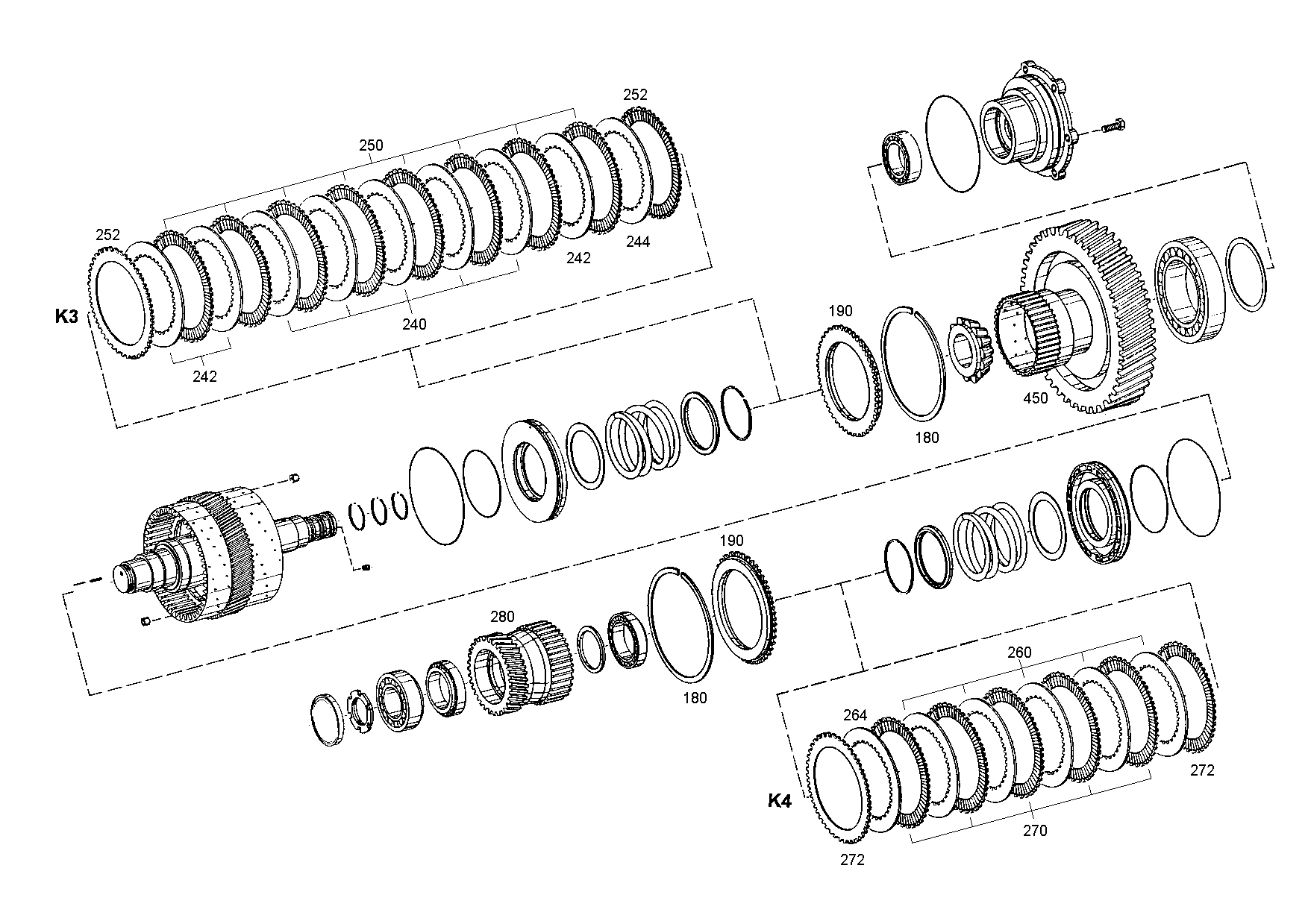 drawing for DOOSAN MX352150 - I.CLUTCH DISC