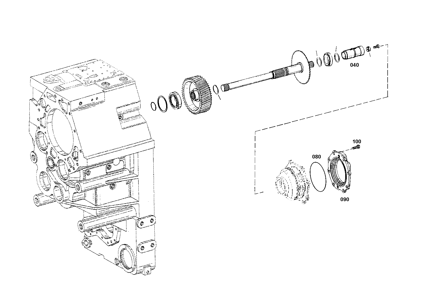 drawing for MAFI Transport-Systeme GmbH 000,630,2194 - PUMP FLANGE