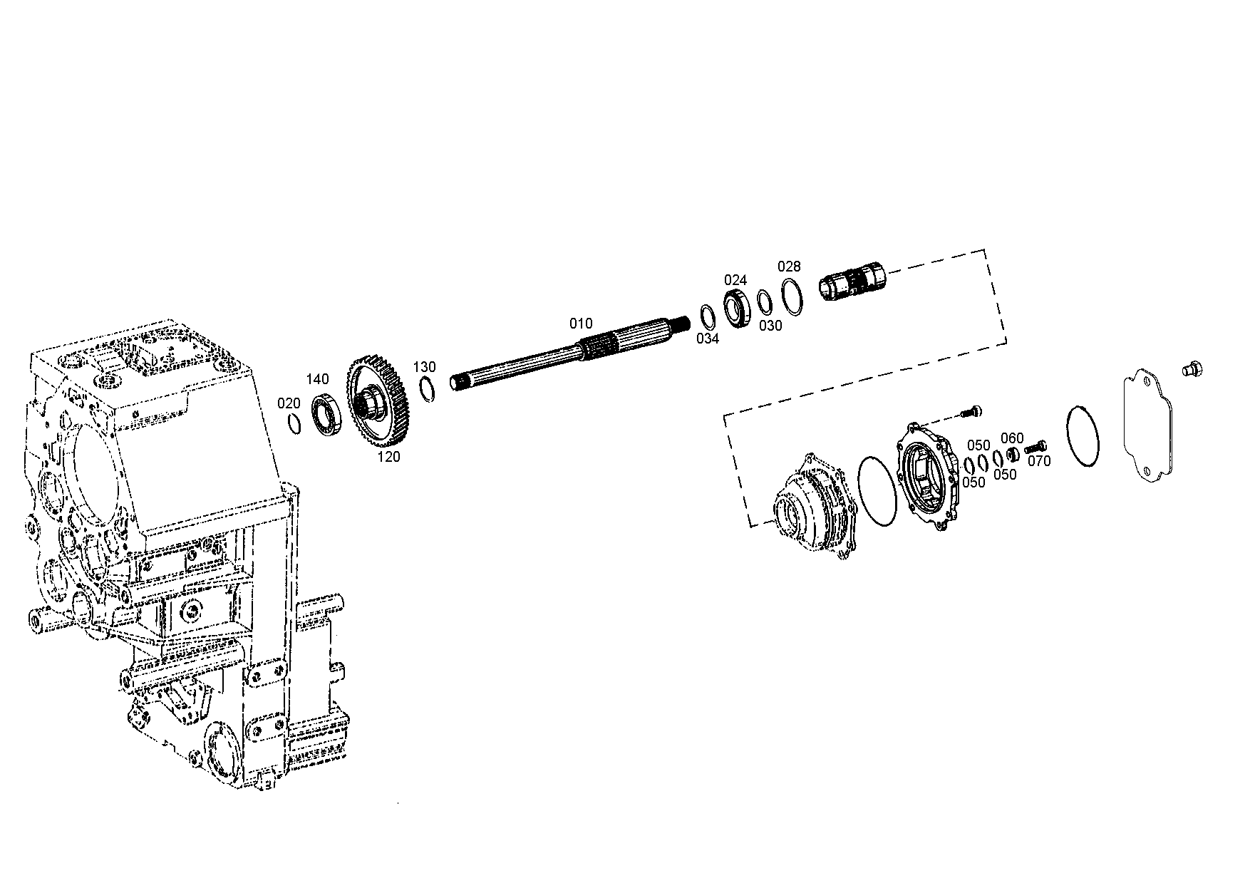 Technical drawing of AGCO 35085000 WASHER with dimensions and layout (figure 3)