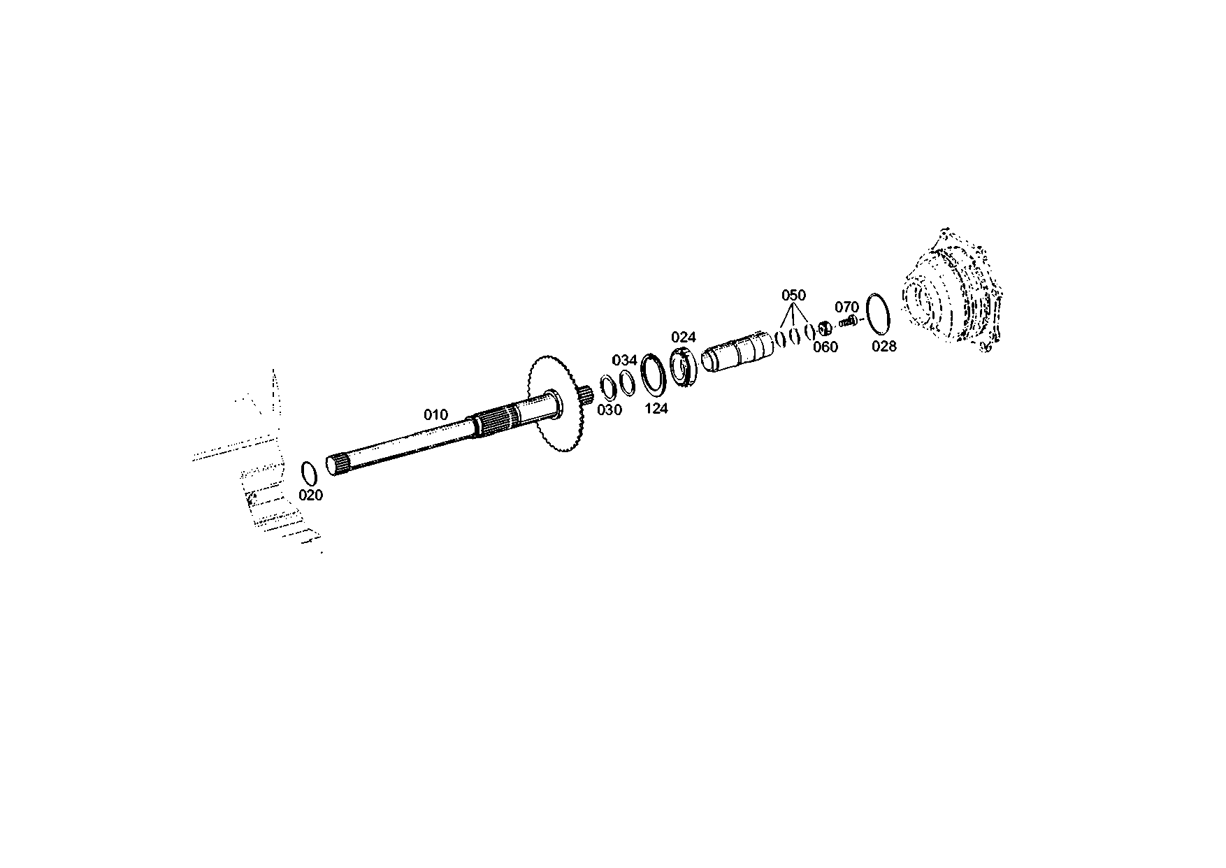 drawing for AGCO F380303020070 - SHIM