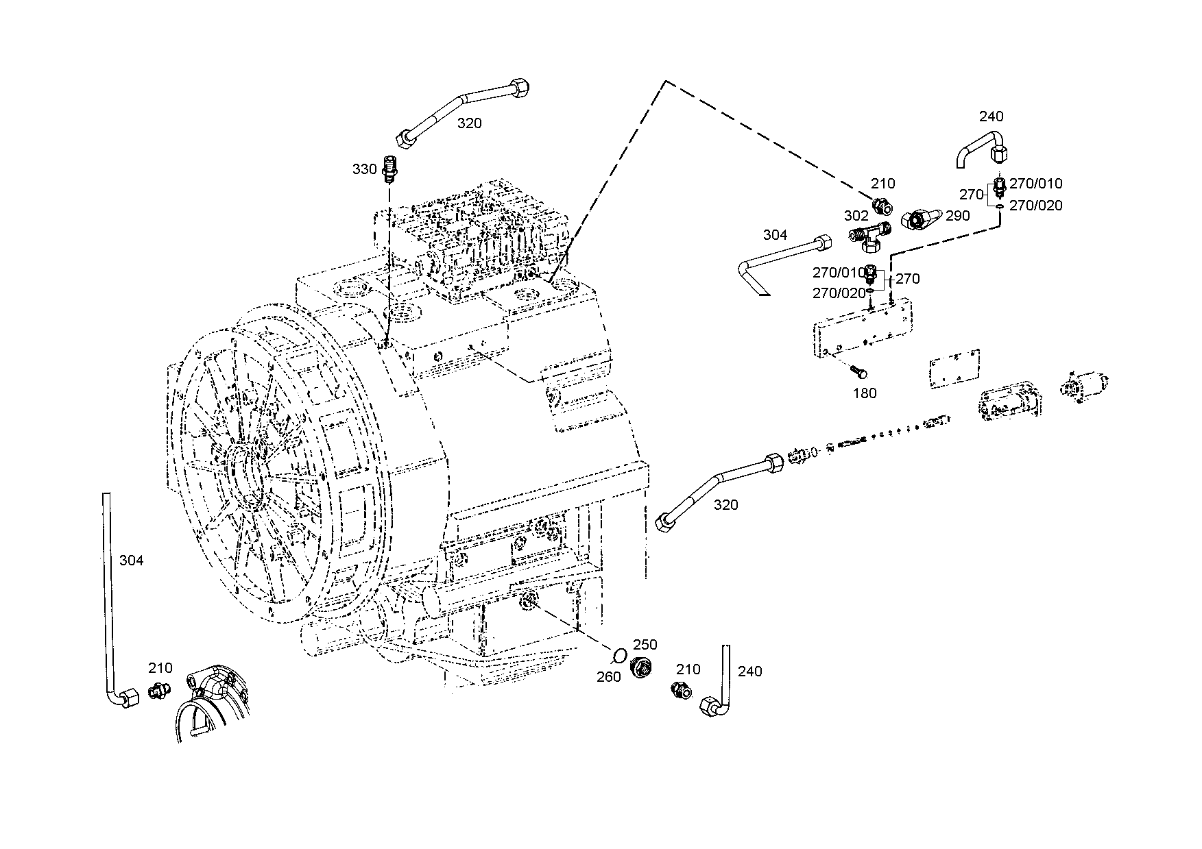 drawing for DOOSAN 152752 - DOUBLE FITTING