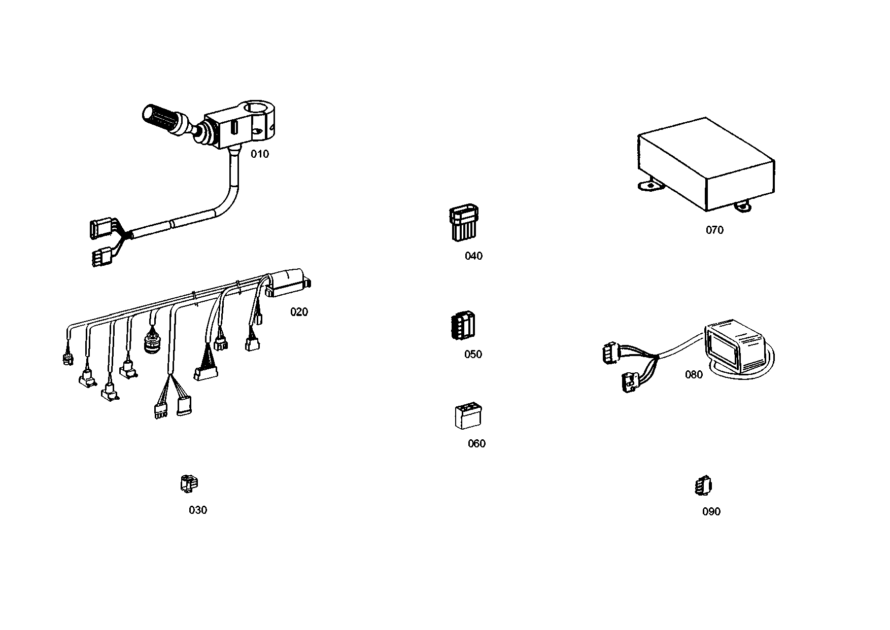 drawing for LINDE AG 7915492200 - RANGE SELECTOR