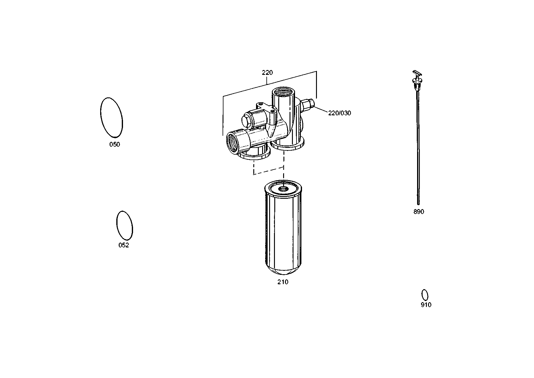 drawing for JCB 550/30954 - FILTER