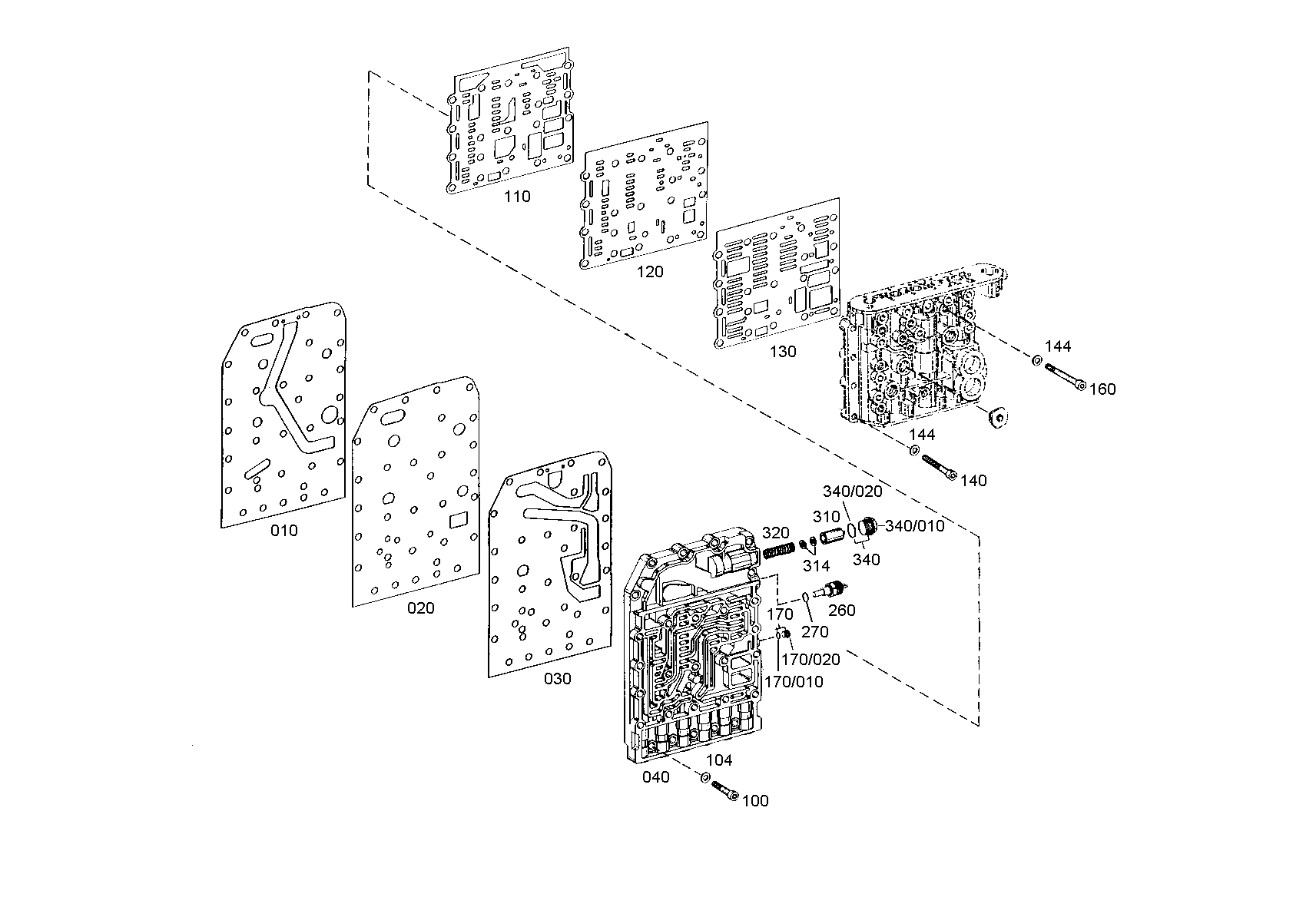 Technical drawing of DOOSAN A133486 GASKET with dimensions and layout (figure 3)