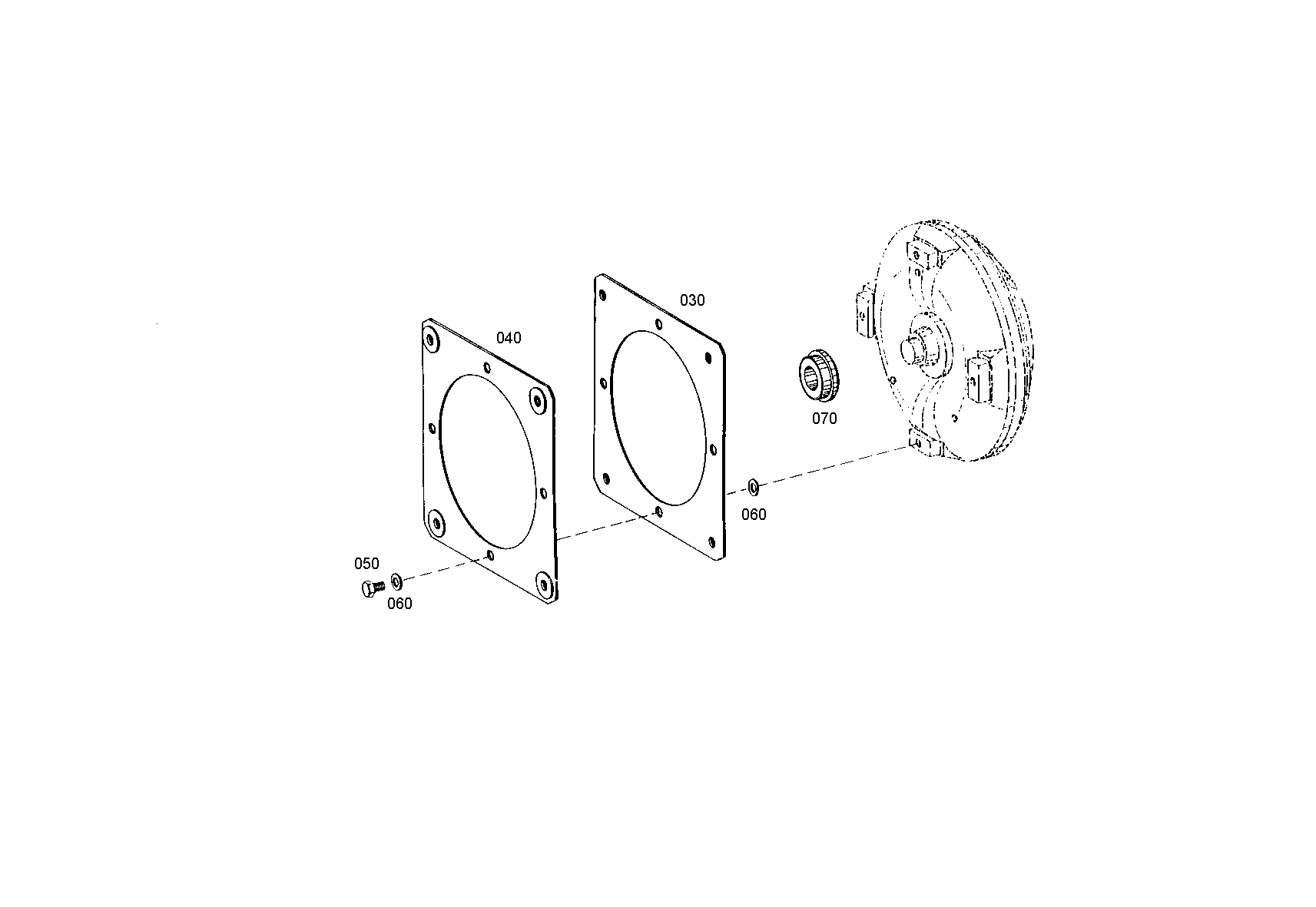 drawing for JOHN DEERE T155324 - THRUST WASHER