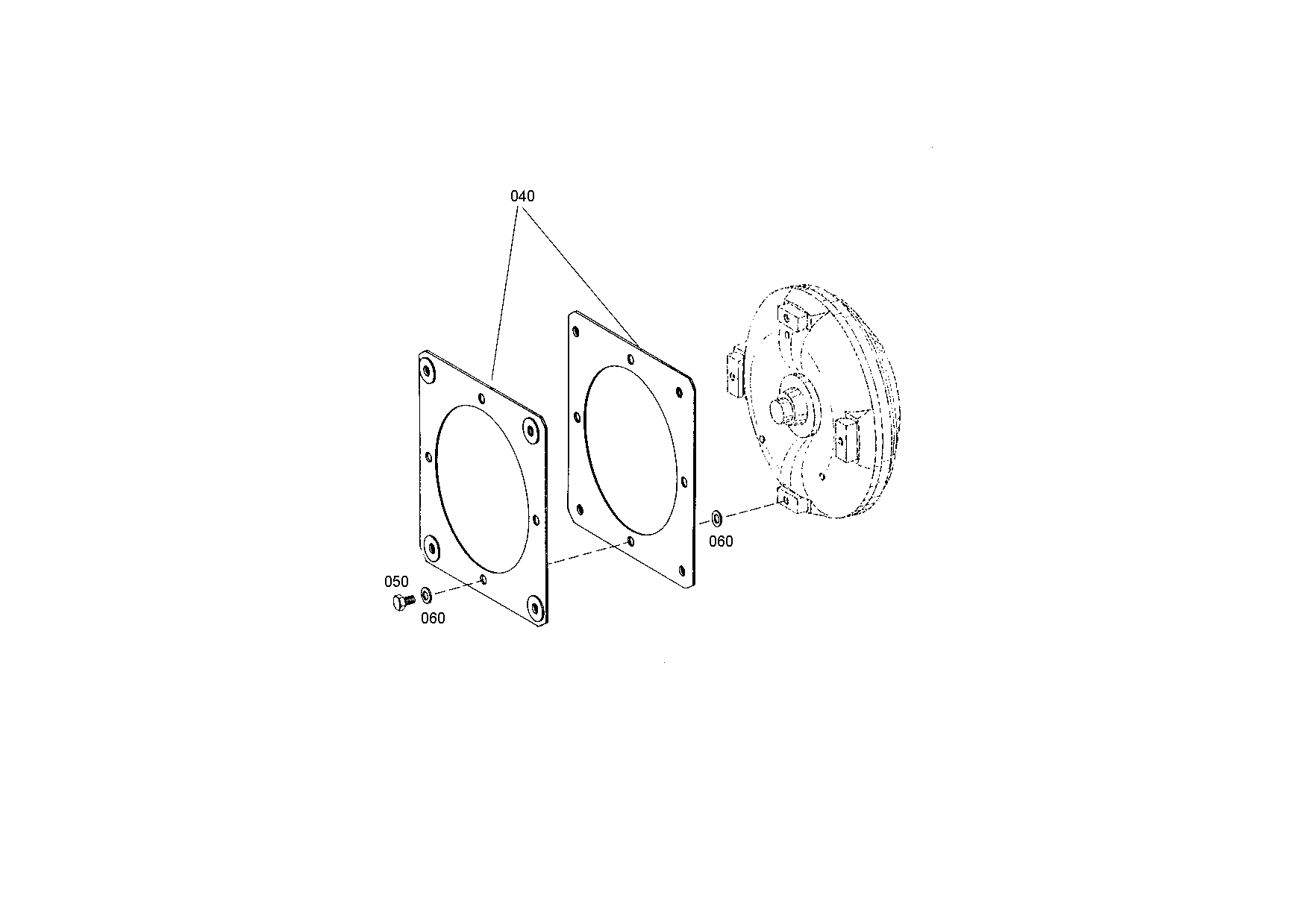 drawing for JOHN DEERE T155324 - THRUST WASHER