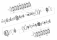 Technical drawing of AGCO V30736800 NEEDLE CAGE with dimensions and layout (figure 5)