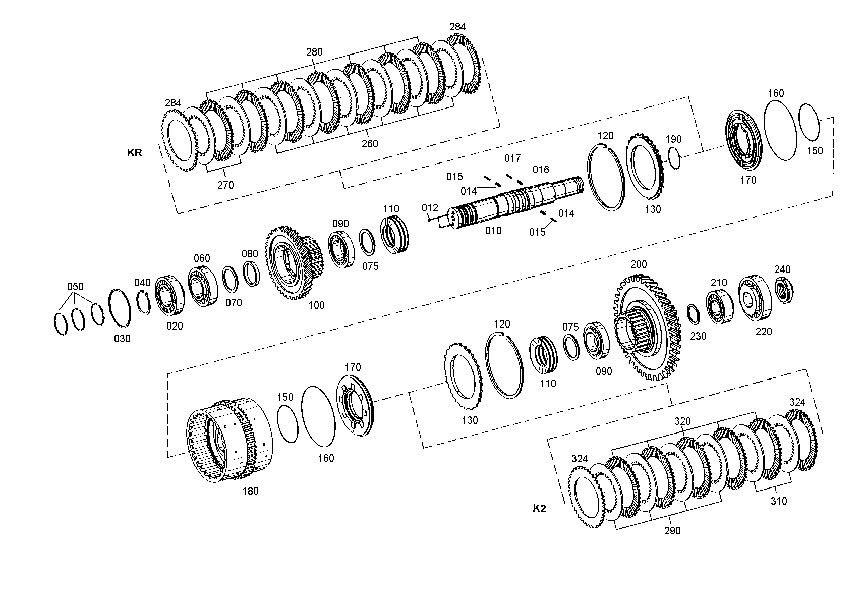 drawing for AGCO 35032200 - ROLLER BEARING