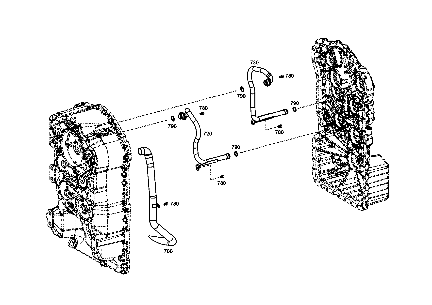 drawing for CNH NEW HOLLAND 84147441 - HOUS.FRONT SECT