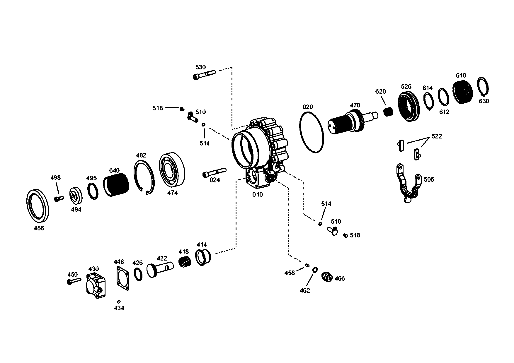 drawing for MANNESMANN-DEMAG BAUMASCHINEN 47279912 - GEAR SHIFT FORK