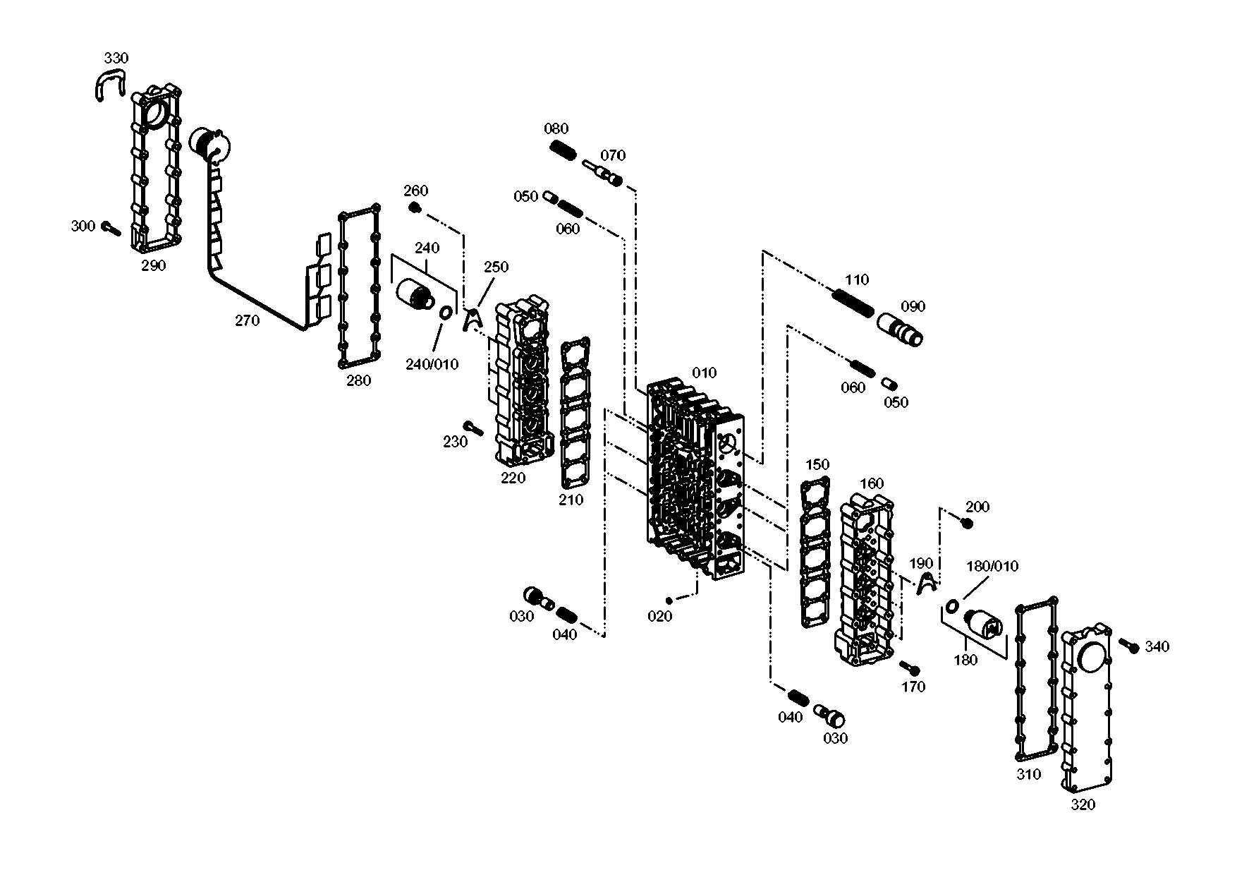 drawing for JOHN DEERE T174929 - PRESSURE REGULATOR