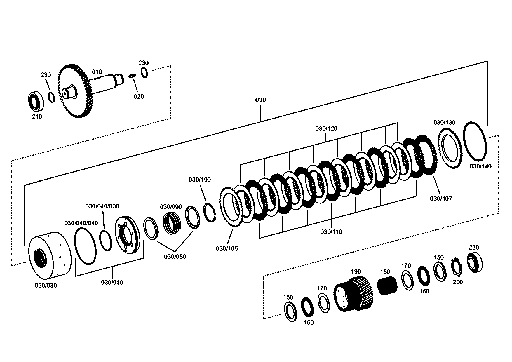 drawing for VOLVO 832028050 - SHAFT