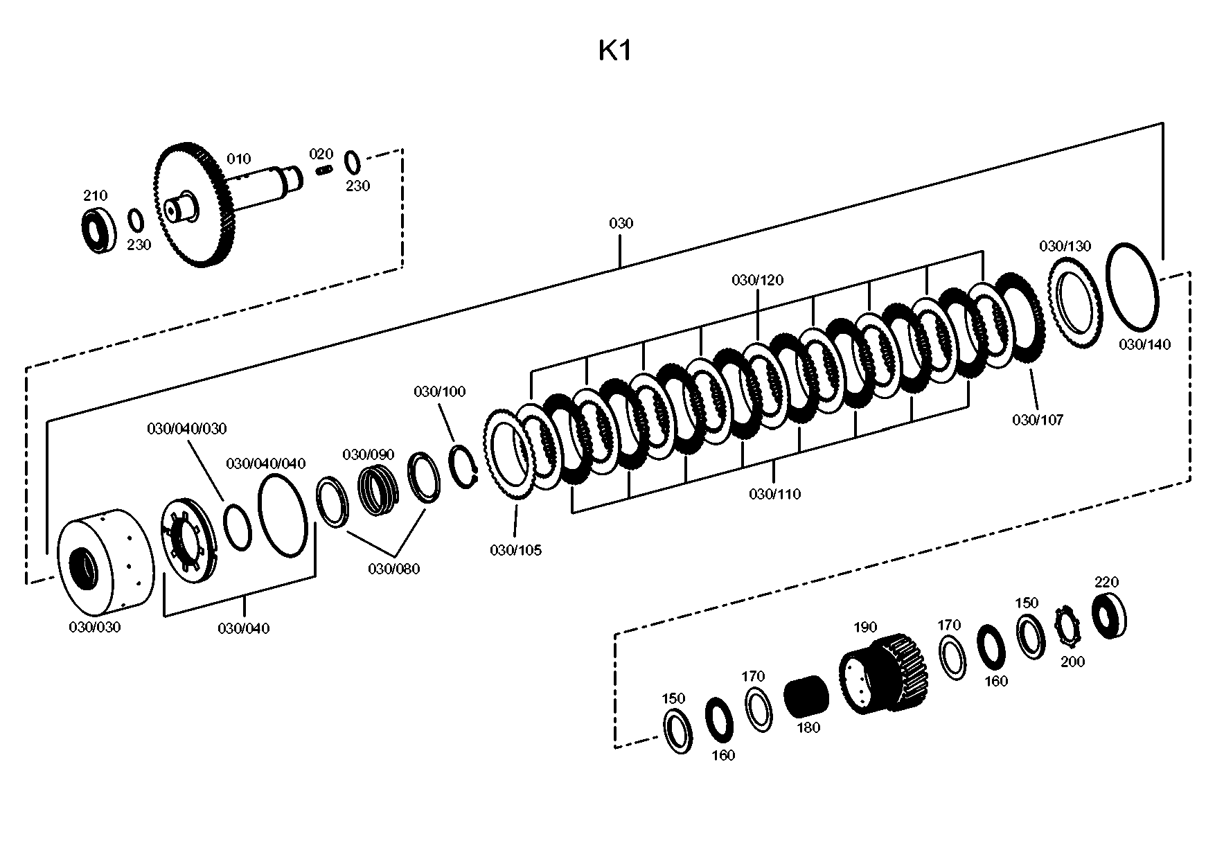 drawing for Hyundai Construction Equipment ZGAQ-04405 - COUPLING KIT-K1