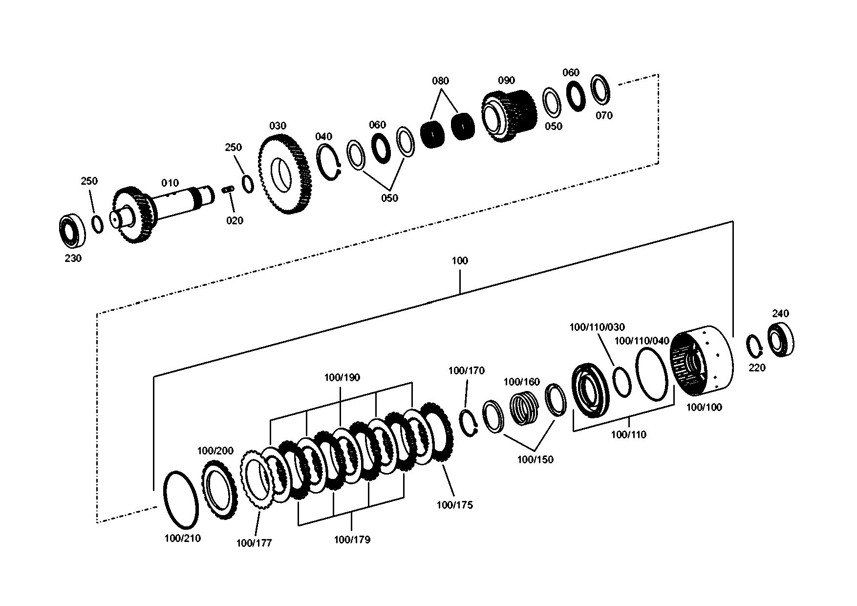 drawing for JOHN DEERE AT223240 - COUPLING